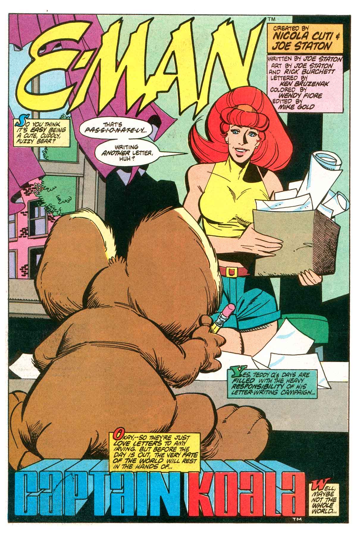 Read online E-Man (1983) comic -  Issue #22 - 3