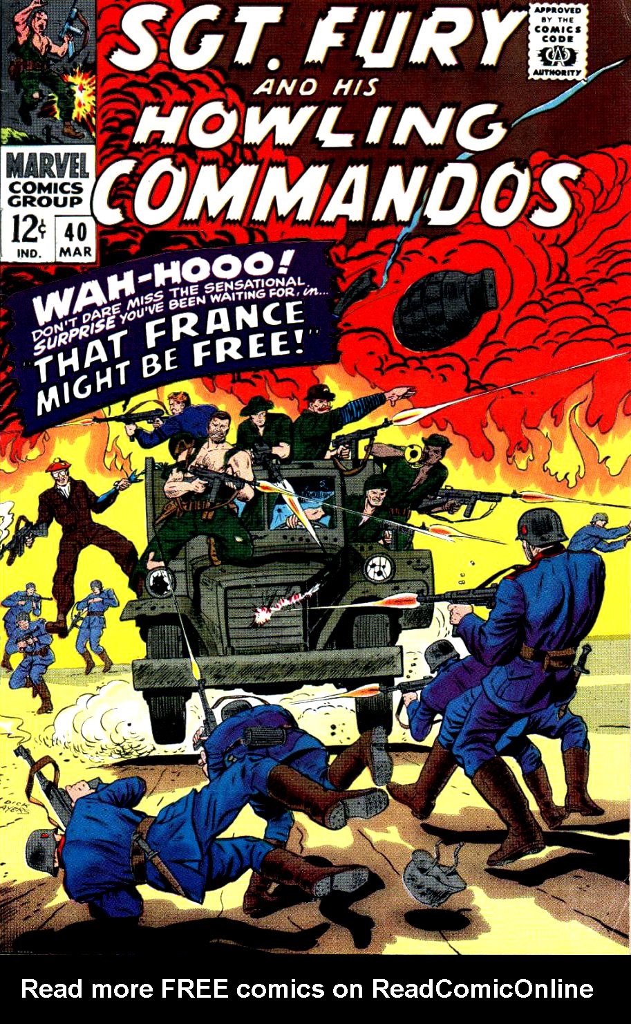 Read online Sgt. Fury comic -  Issue #40 - 1