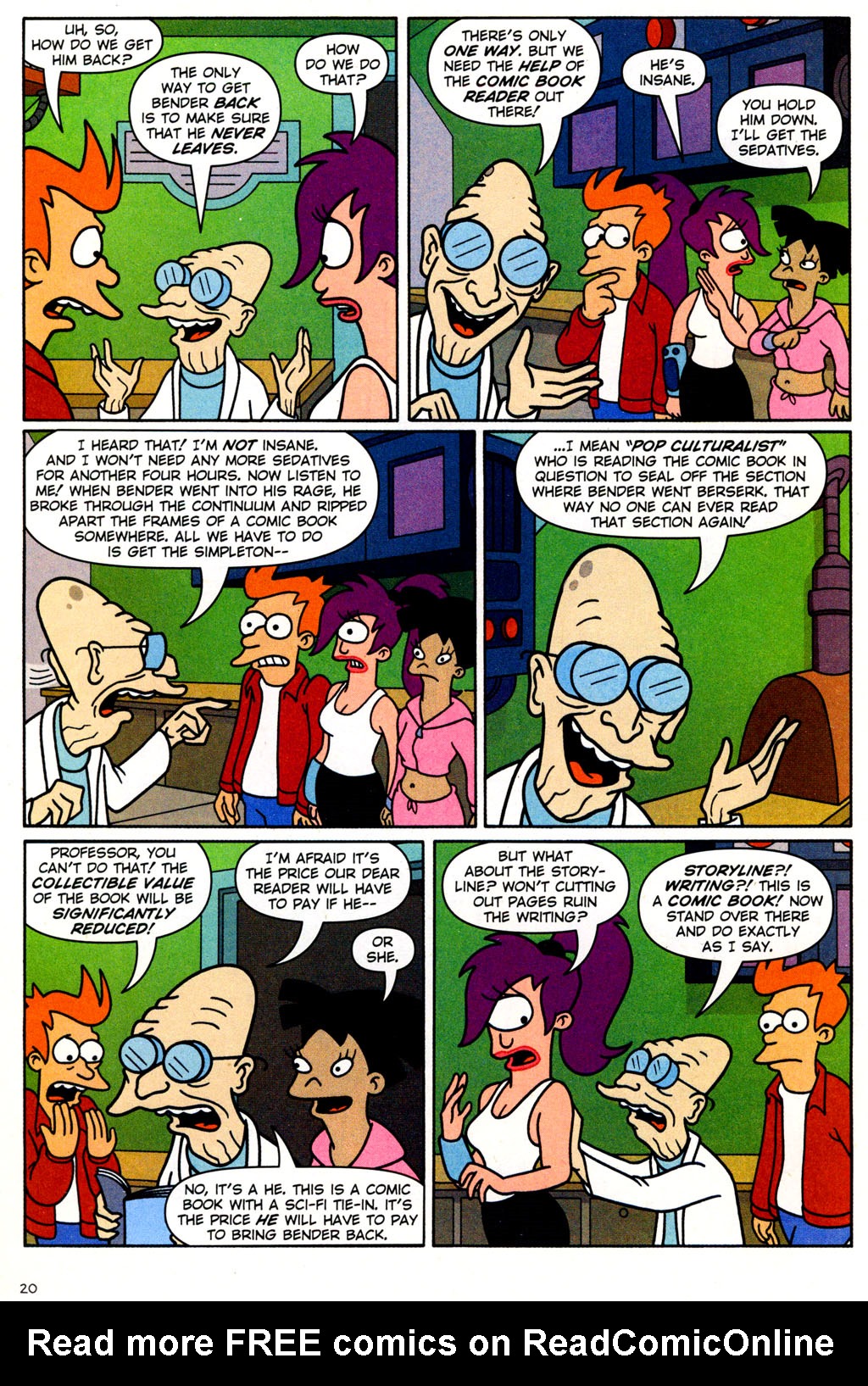 Read online Futurama Comics comic -  Issue #20 - 20