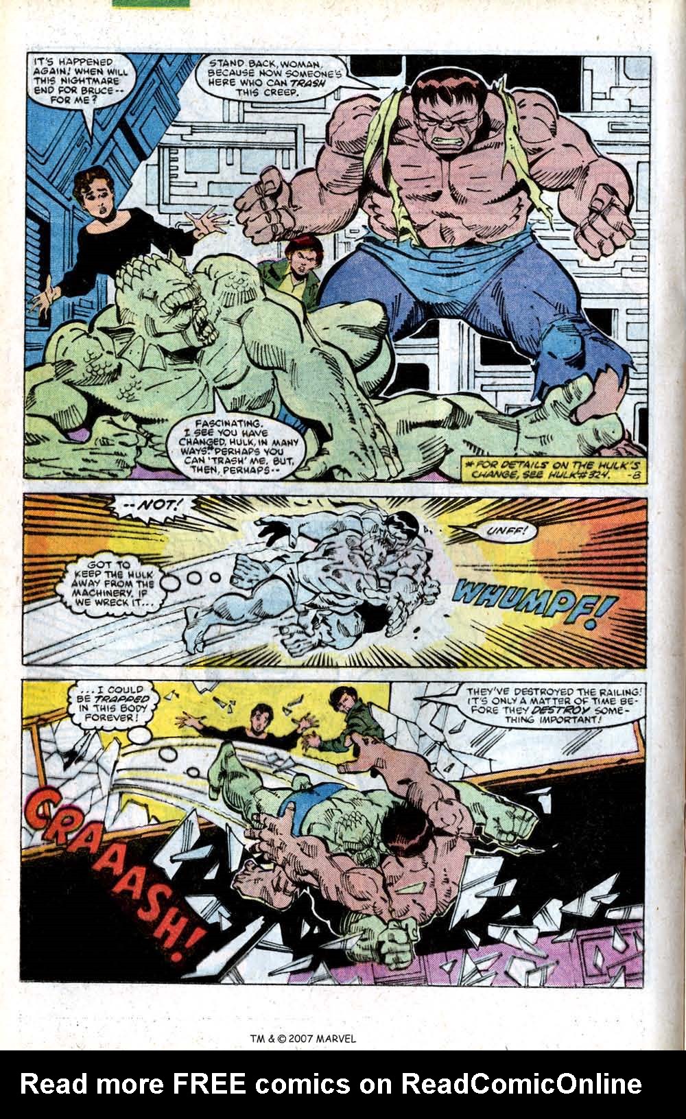 Read online The Incredible Hulk (1968) comic -  Issue # _Annual 1986 - 28