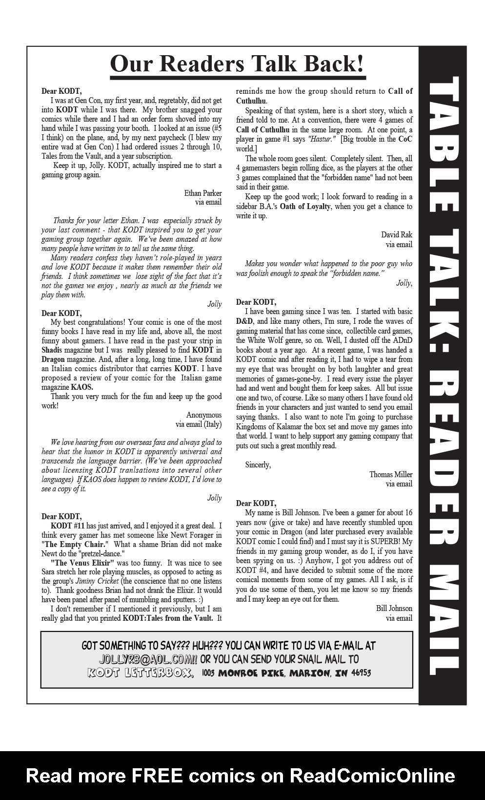 Read online Knights of the Dinner Table comic -  Issue #13 - 5