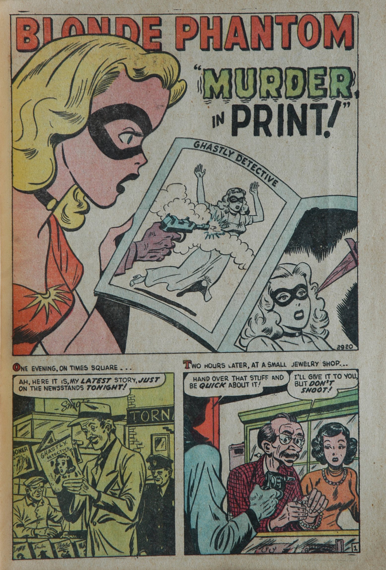 Read online Blonde Phantom Comics comic -  Issue #18 - 29