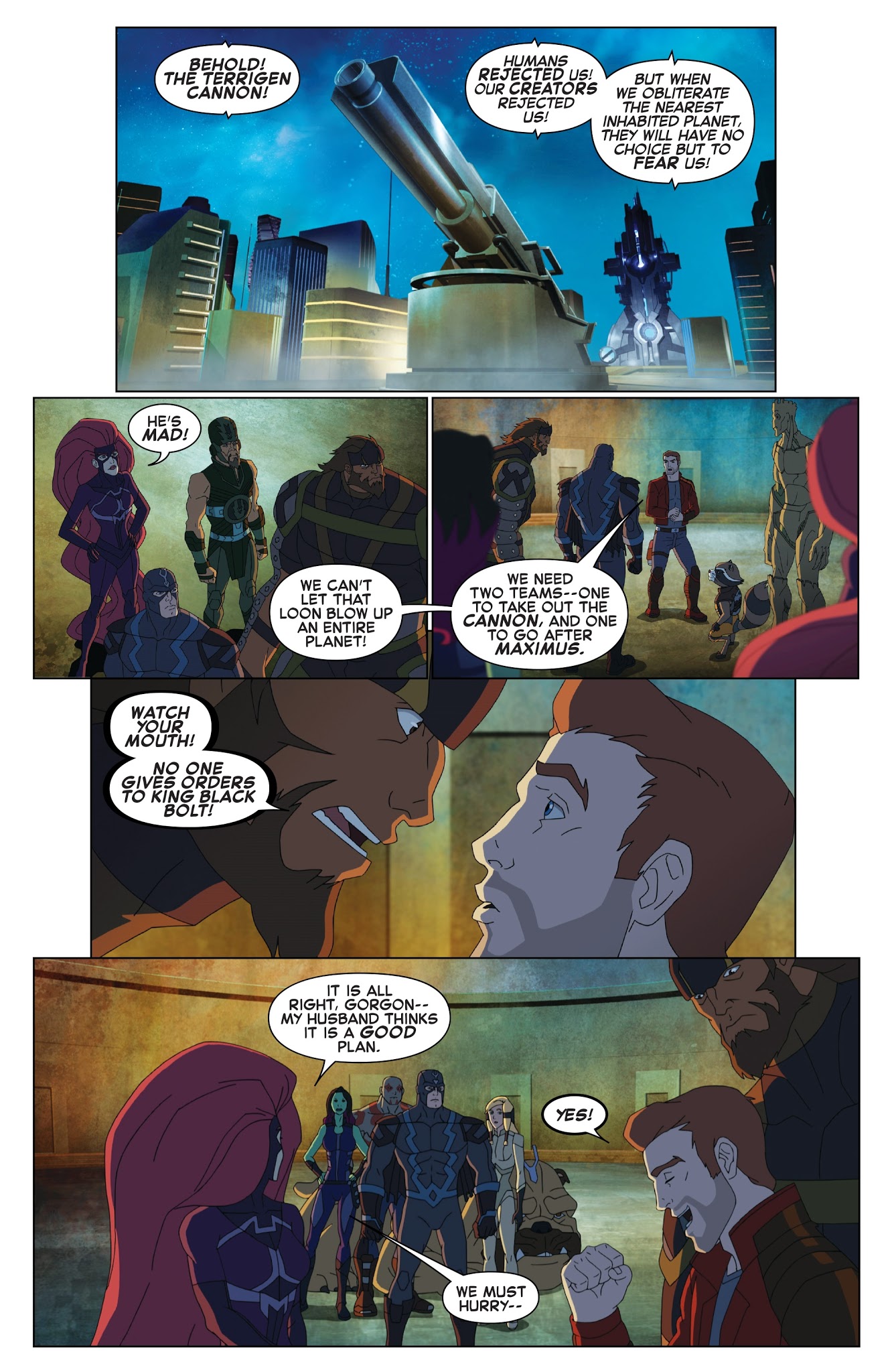 Read online Marvel Universe Guardians of the Galaxy [II] comic -  Issue #22 - 13