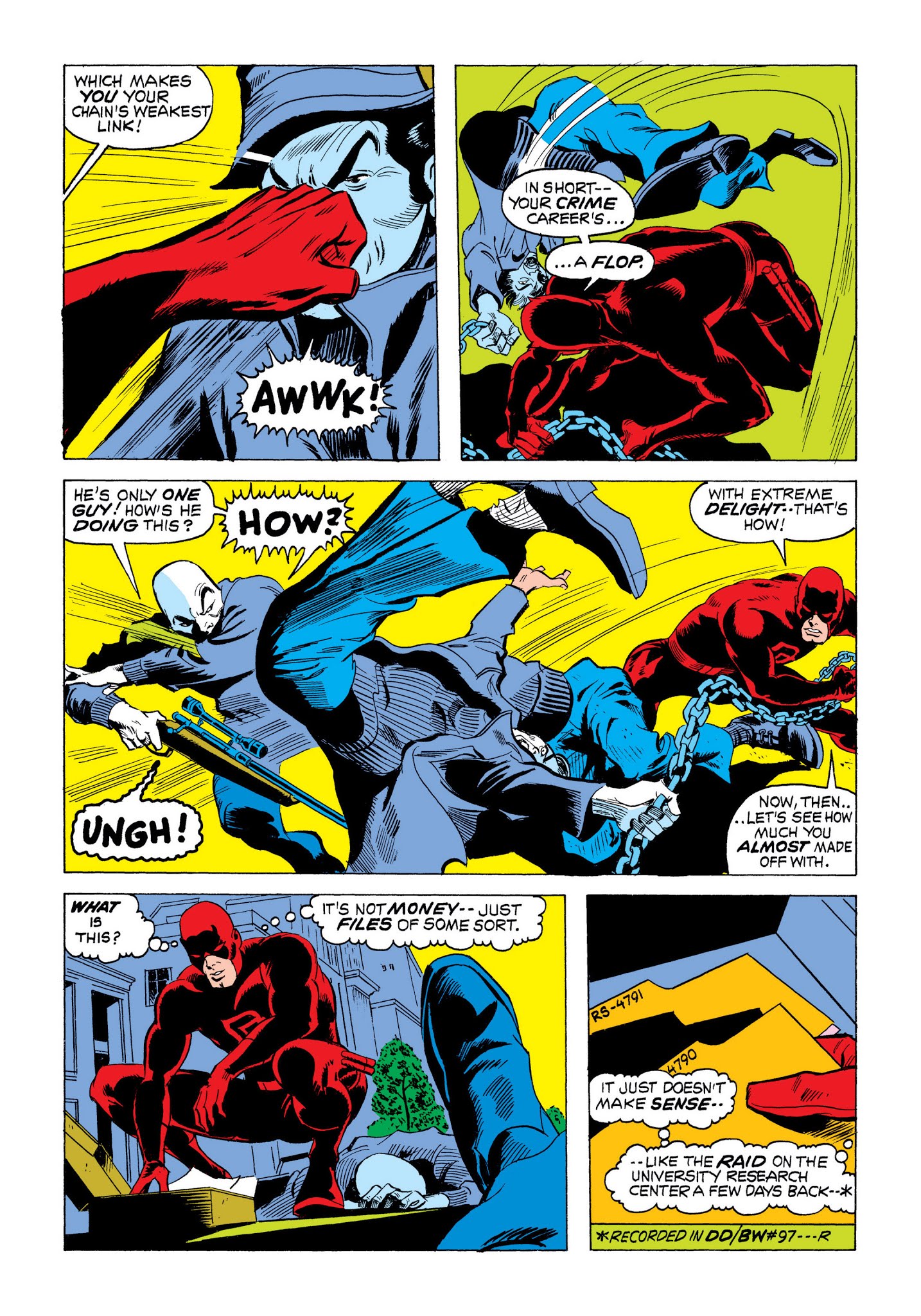 Read online Marvel Masterworks: Daredevil comic -  Issue # TPB 10 (Part 1) - 96