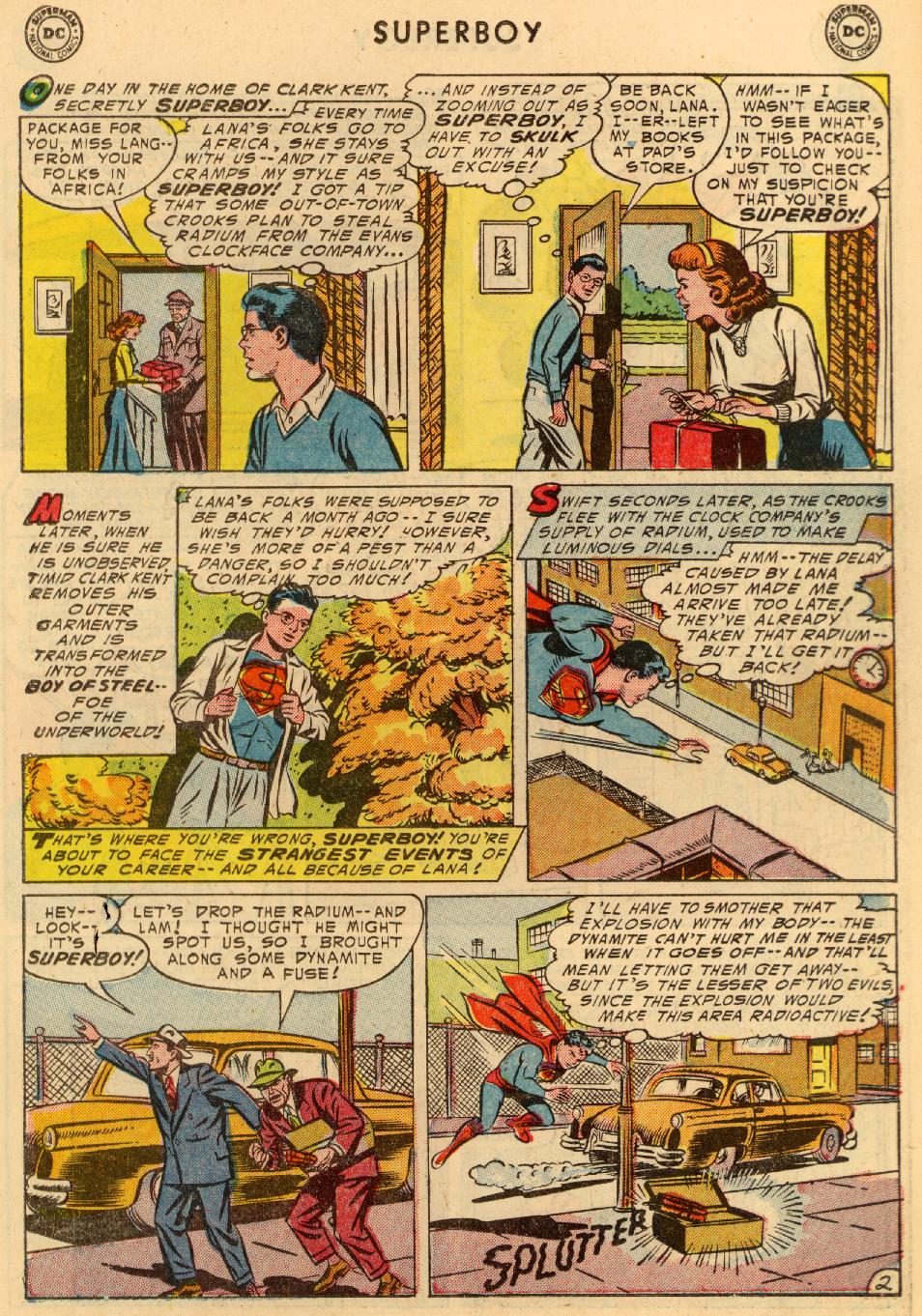 Read online Superboy (1949) comic -  Issue #36 - 14