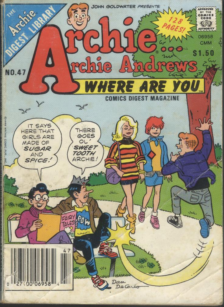 Read online Archie...Archie Andrews, Where Are You? Digest Magazine comic -  Issue #47 - 1