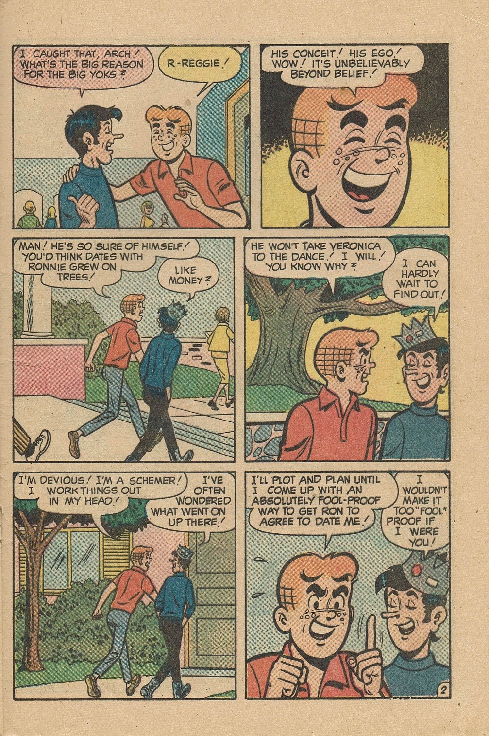 Read online Reggie and Me (1966) comic -  Issue #46 - 21