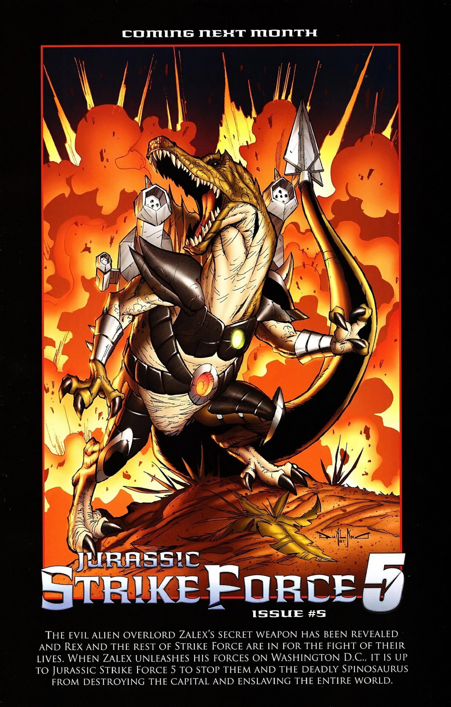 Read online Jurassic StrikeForce 5 comic -  Issue #4 - 26