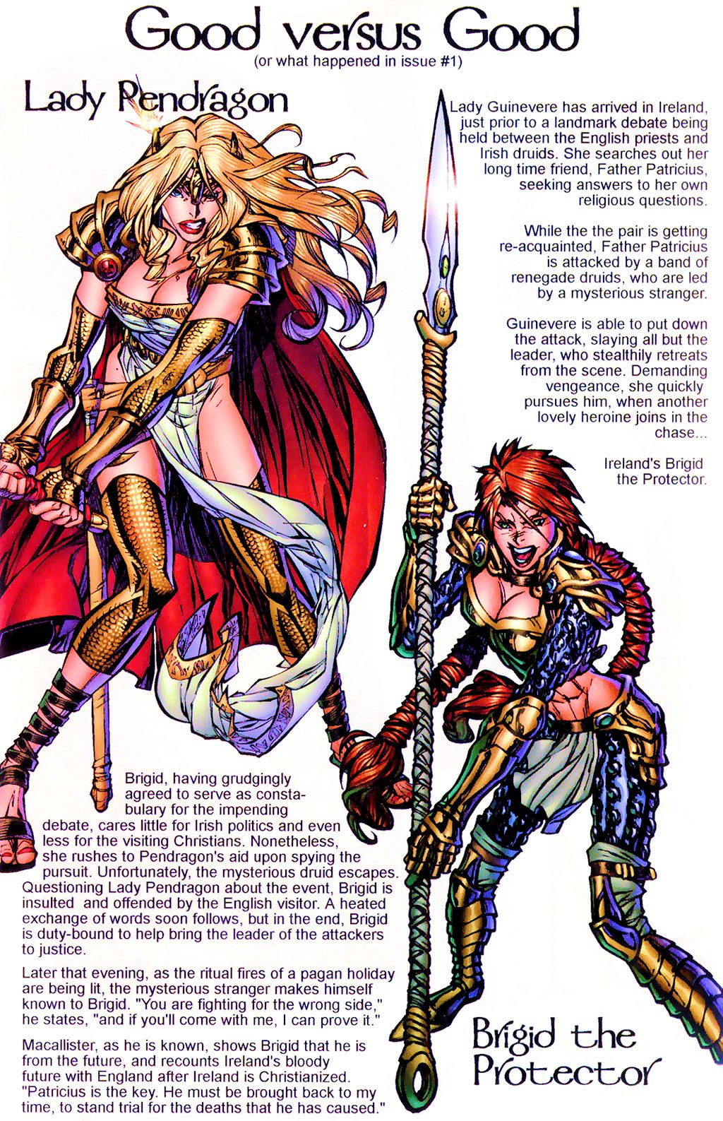 Read online More Than Mortal / Lady Pendragon comic -  Issue # Full - 5