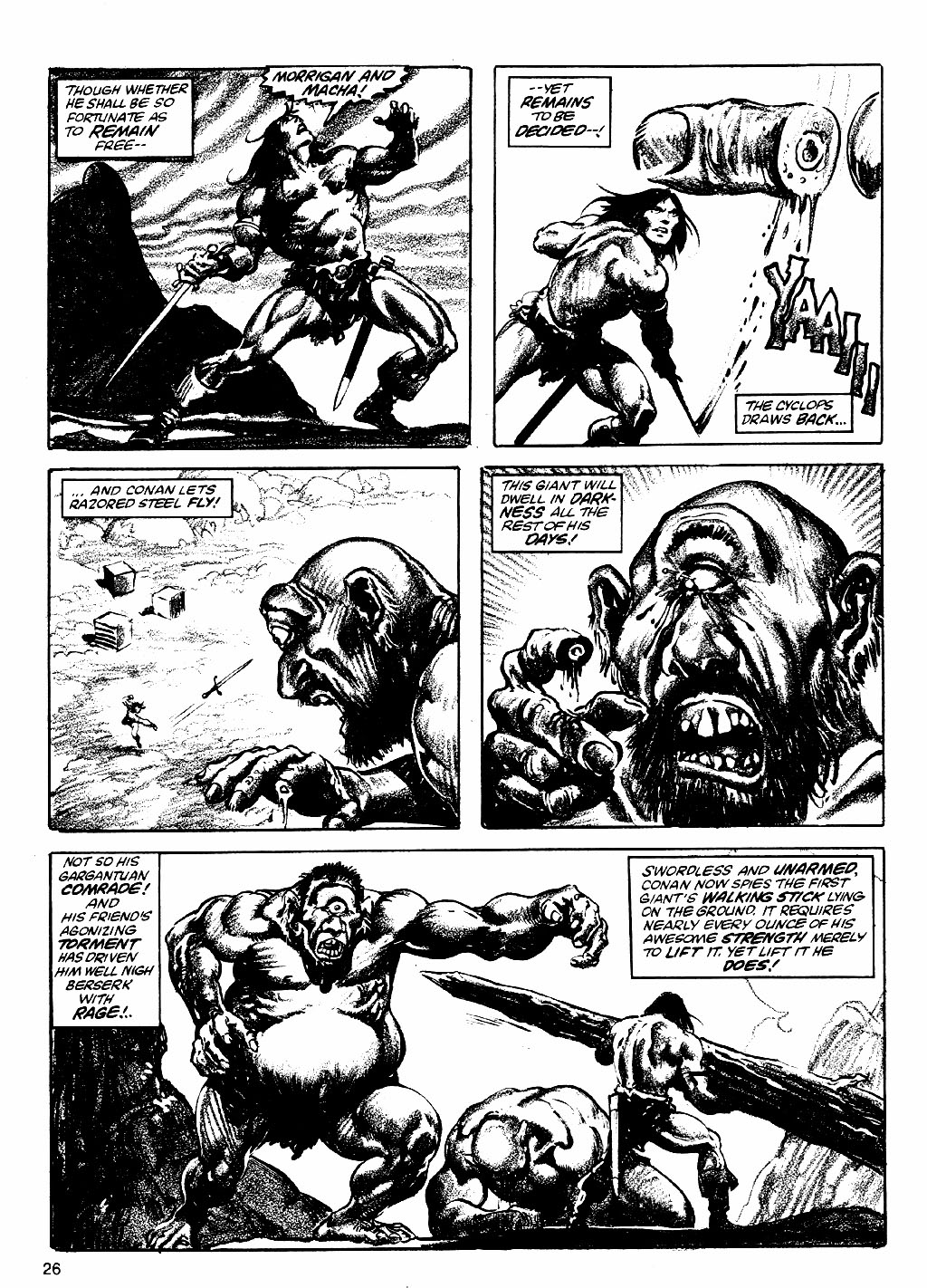 Read online The Savage Sword Of Conan comic -  Issue #83 - 26