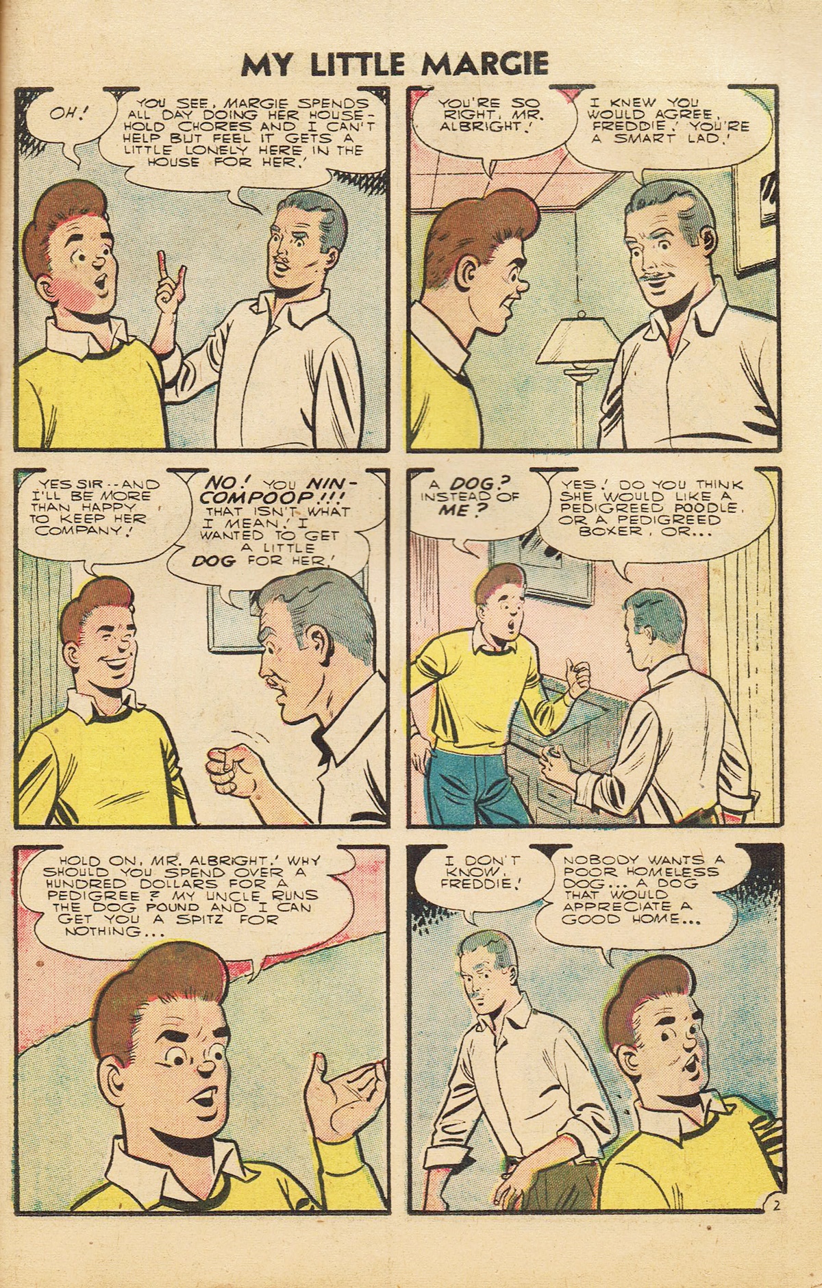 Read online My Little Margie (1954) comic -  Issue #20 - 74