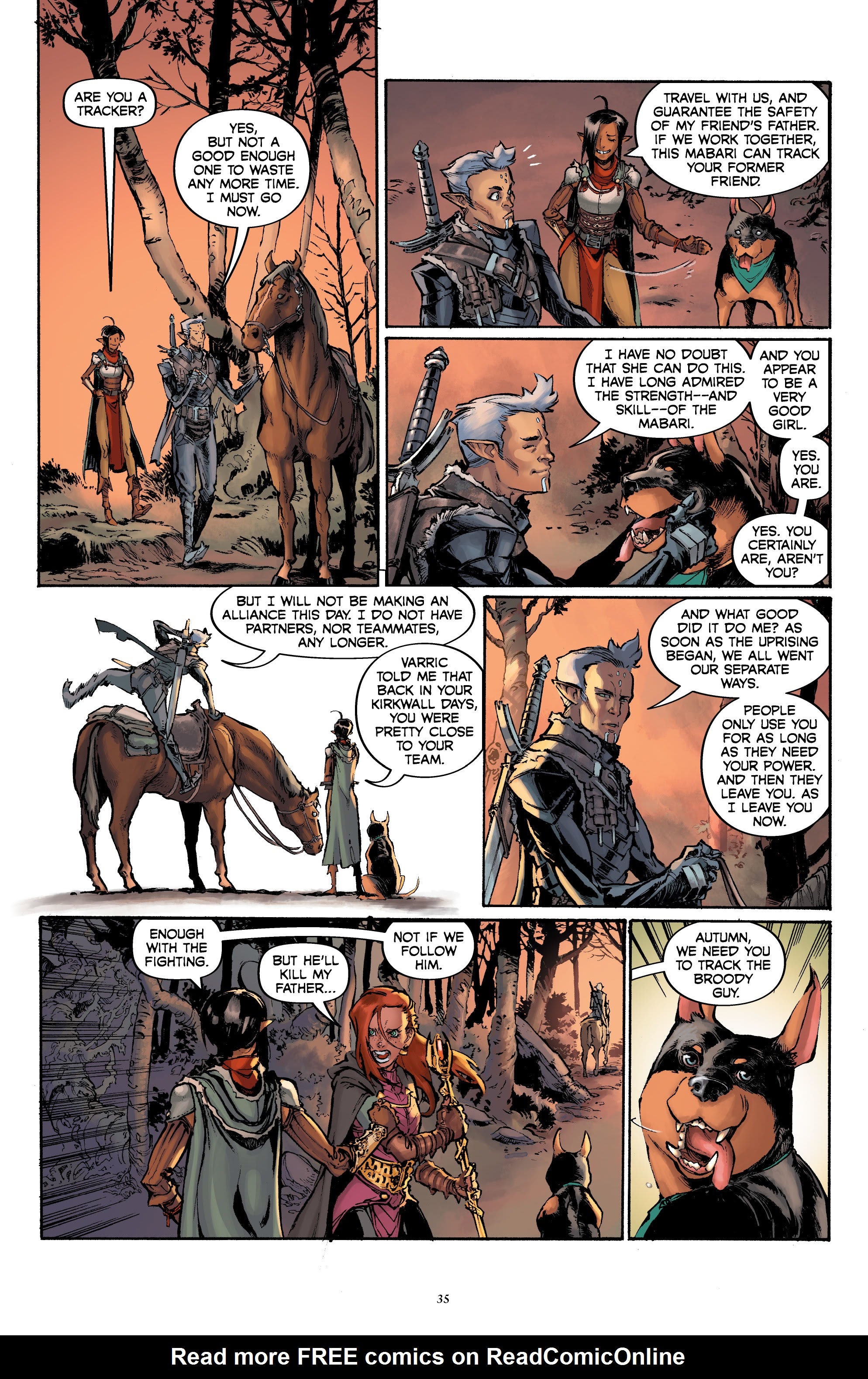 Read online Dragon Age: Blue Wraith comic -  Issue # _TPB - 36