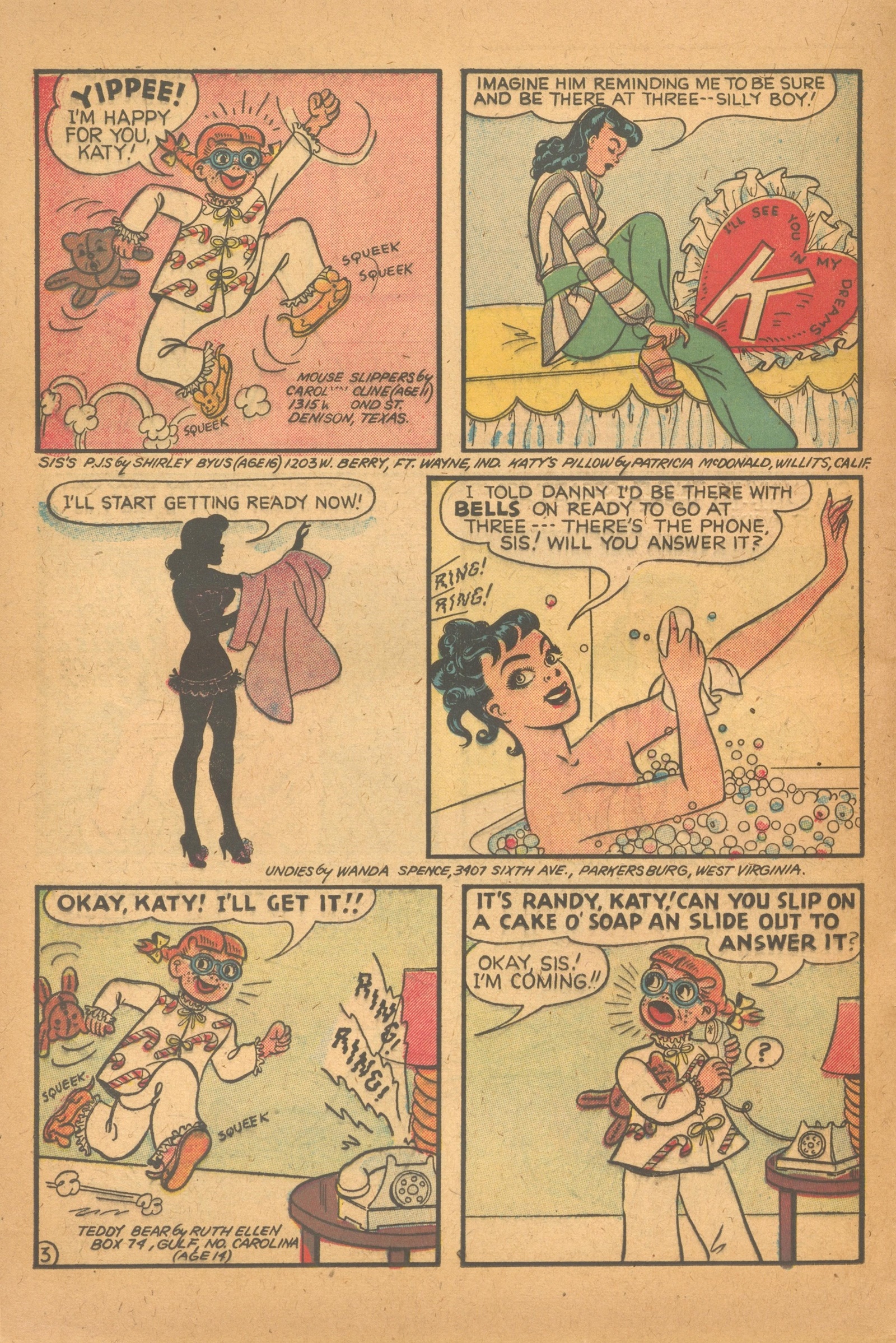 Read online Katy Keene (1949) comic -  Issue #13 - 16