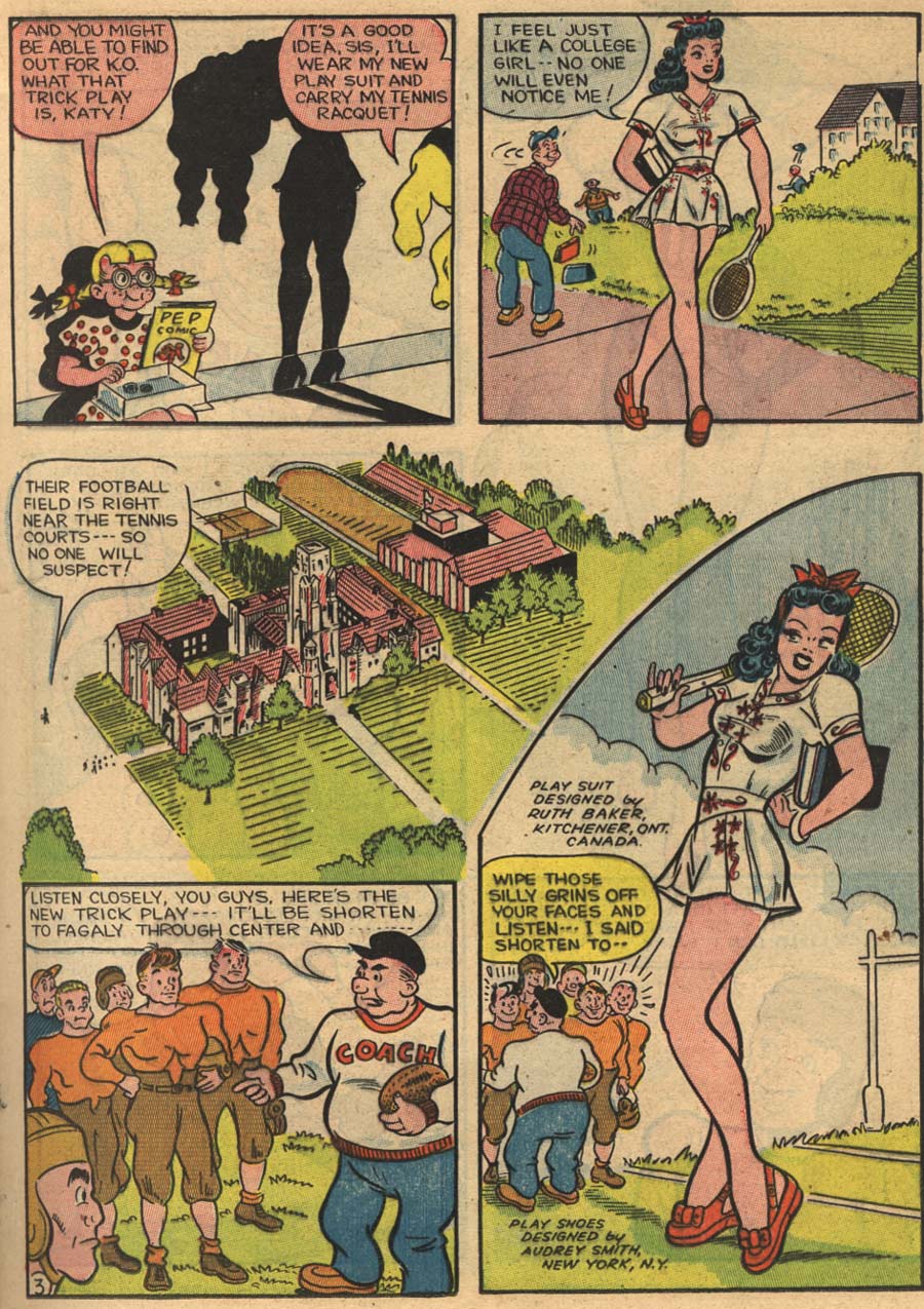 Read online Pep Comics comic -  Issue #62 - 17