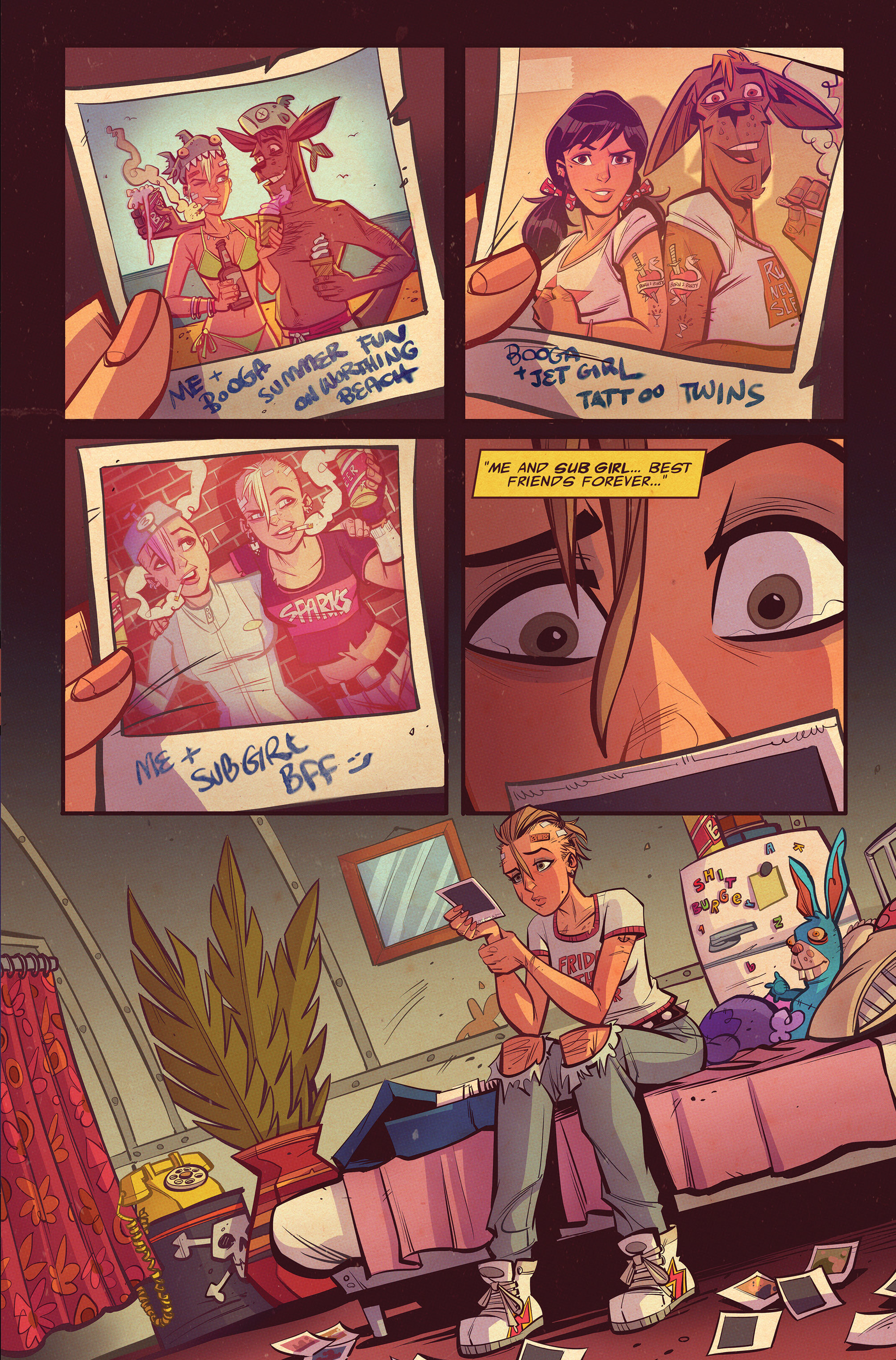 Read online Tank Girl: Two Girls, One Tank comic -  Issue #1 - 21