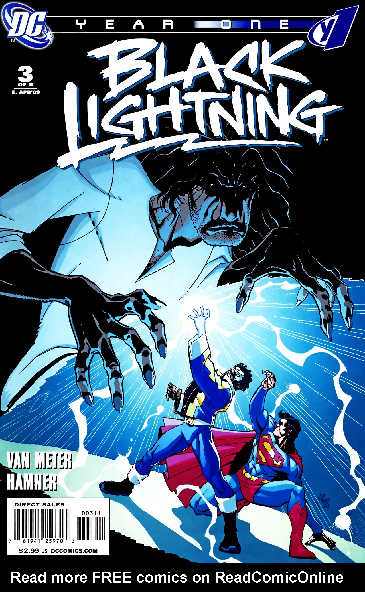 Read online Black Lightning: Year One comic -  Issue #3 - 1