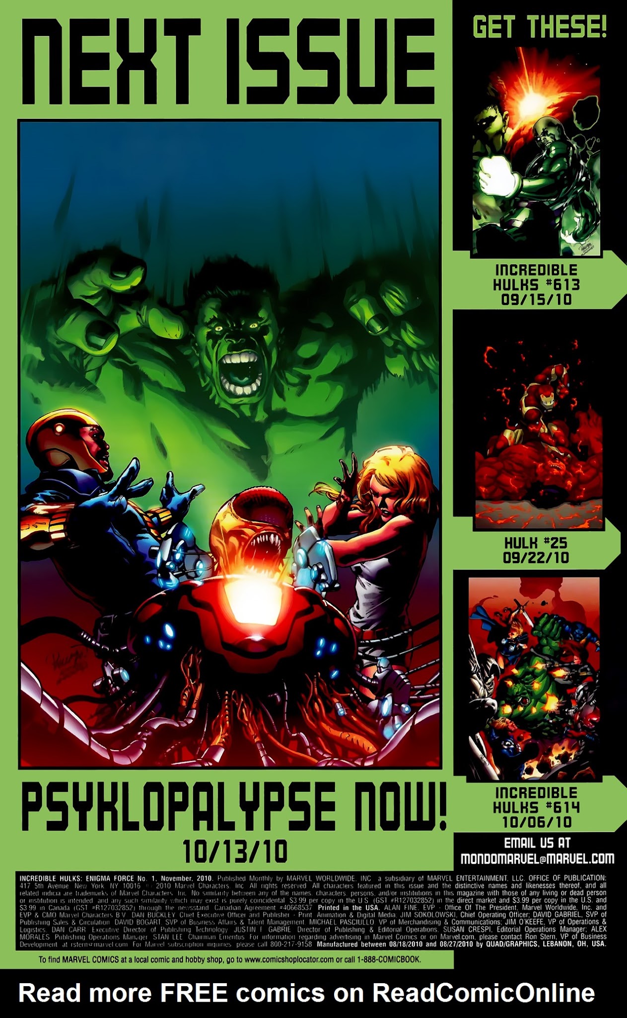 Read online Incredible Hulks: Enigma Force comic -  Issue #1 - 27