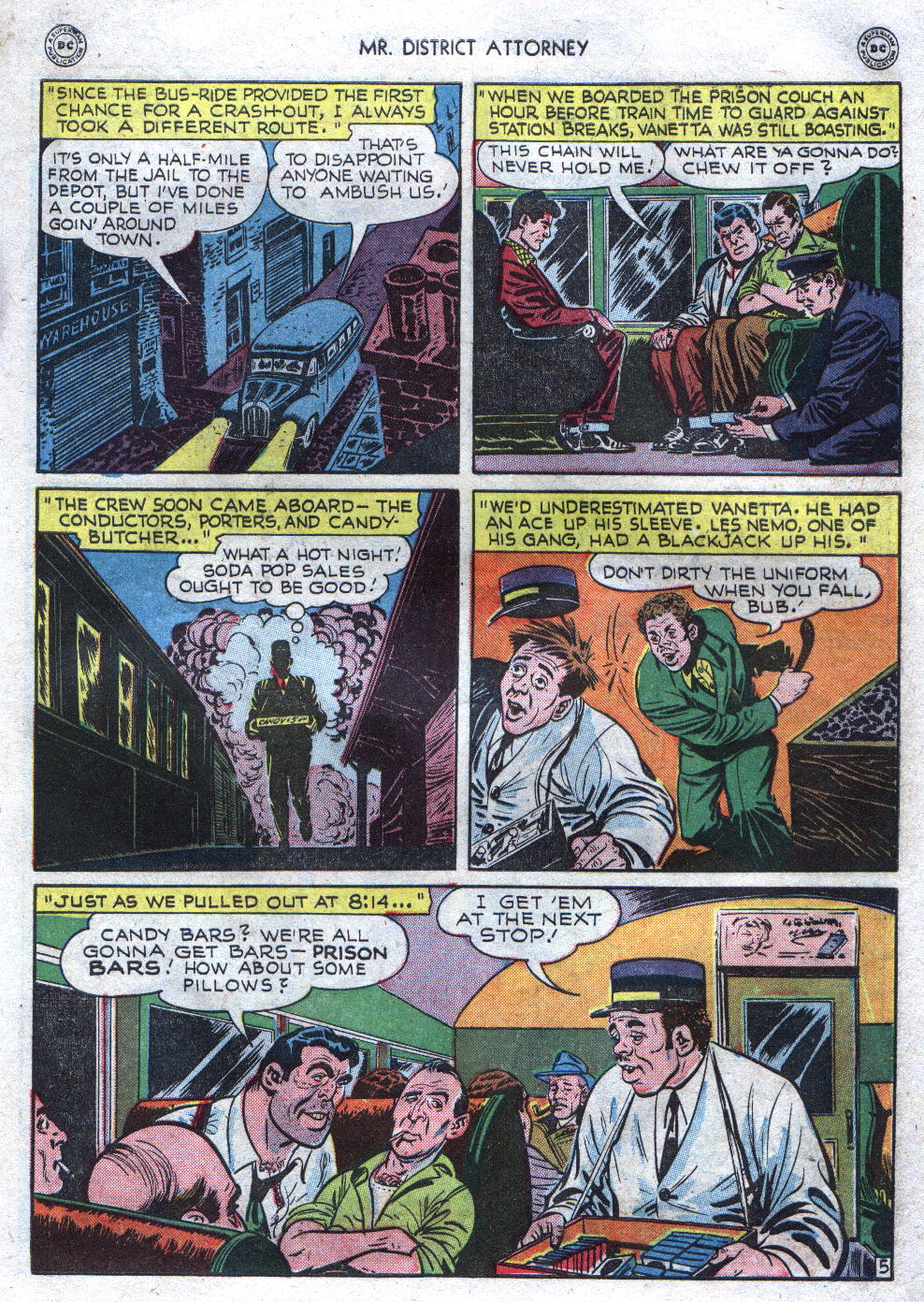 Read online Mr. District Attorney comic -  Issue #5 - 39