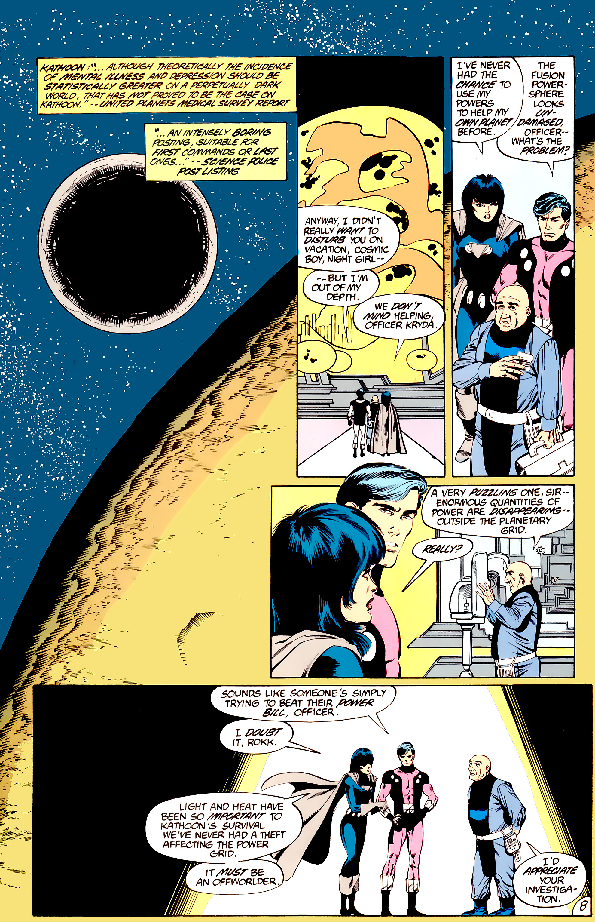 Read online Legion of Super-Heroes (1984) comic -  Issue # _Annual 3 - 9