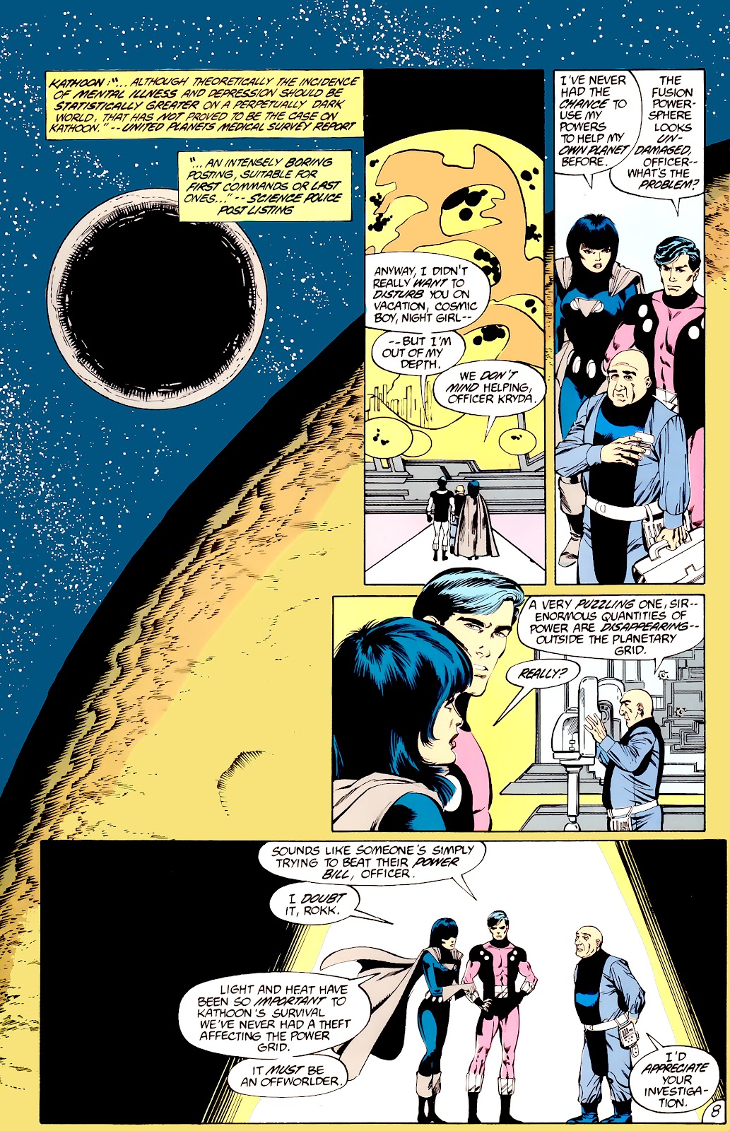 Legion of Super-Heroes (1984) issue Annual 3 - Page 9