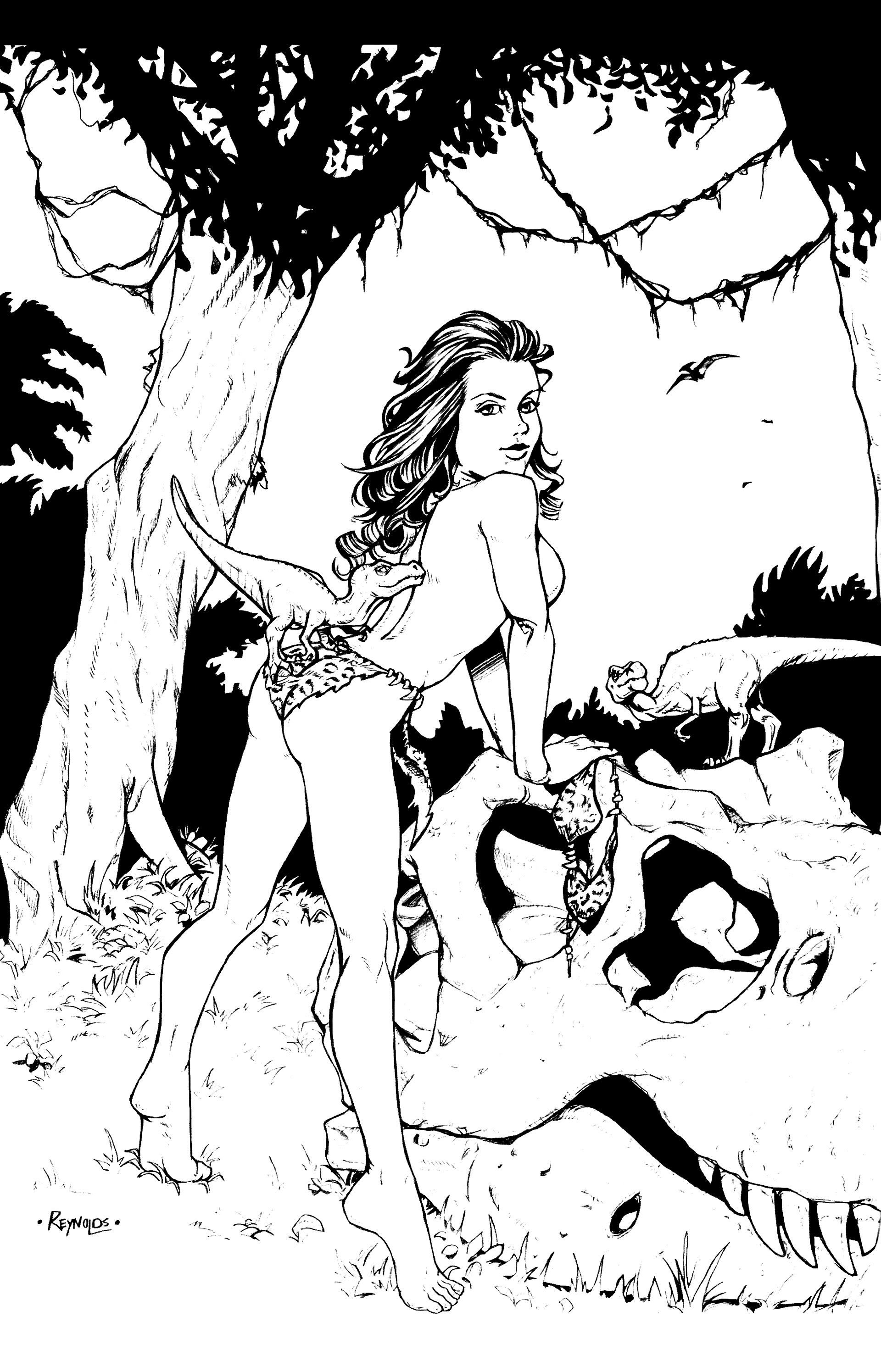 Read online Cavewoman: He Said She Said comic -  Issue # Full - 34