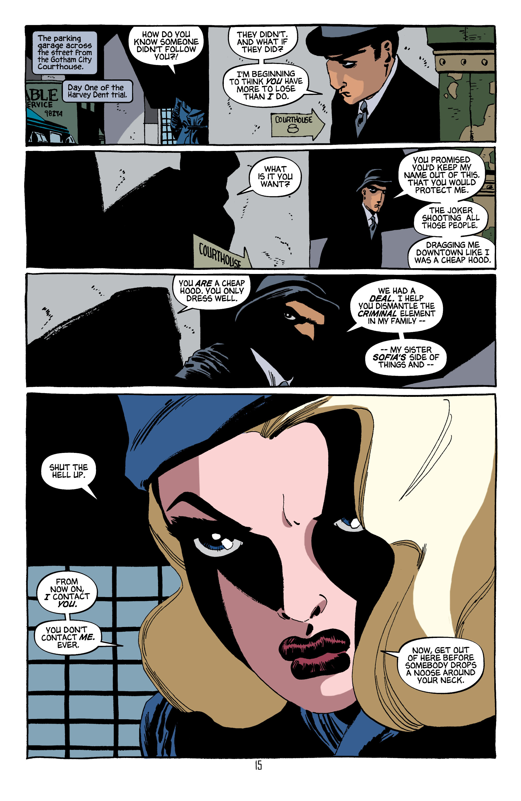 Read online Batman: Dark Victory (1999) comic -  Issue #11 - 16