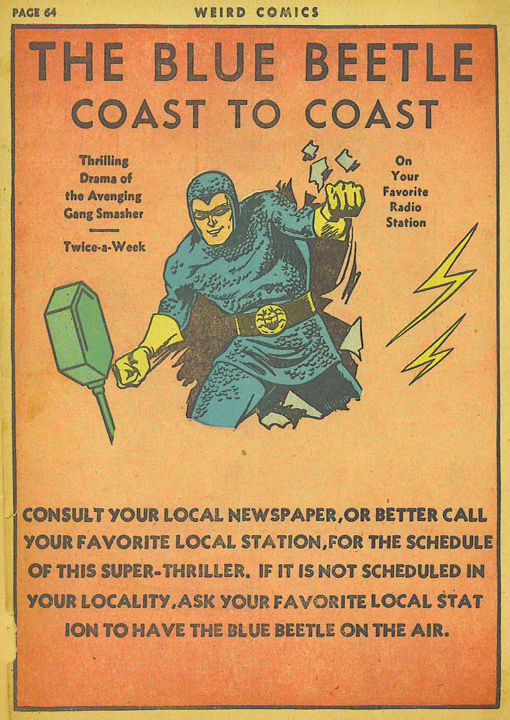 Read online Weird Comics comic -  Issue #11 - 64