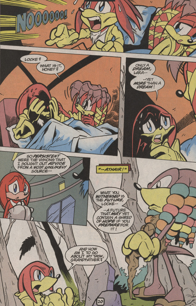 Read online Knuckles the Echidna comic -  Issue #25 - 26