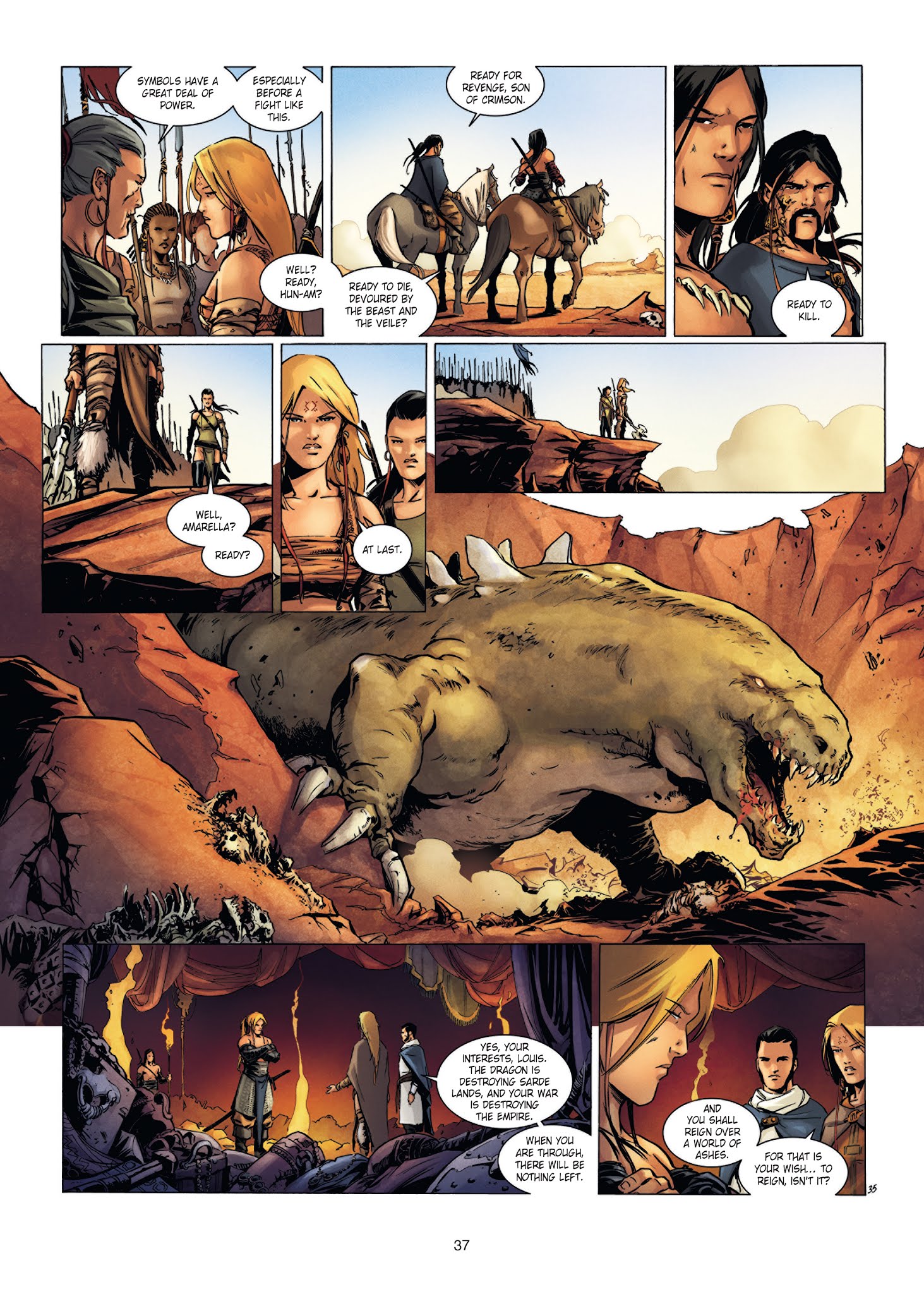 Read online Chronicles of the Dragon Knights comic -  Issue #18 - 36