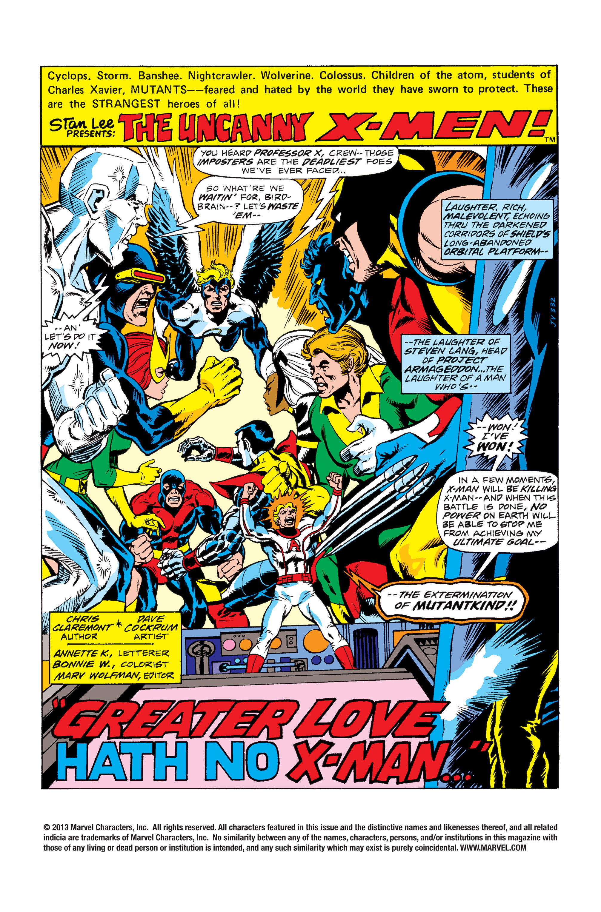 Read online Uncanny X-Men (1963) comic -  Issue #100 - 2