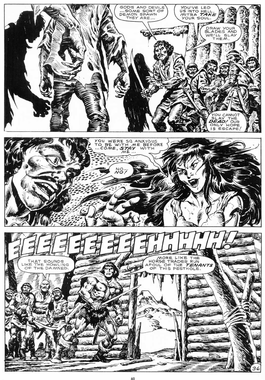Read online The Savage Sword Of Conan comic -  Issue #155 - 41