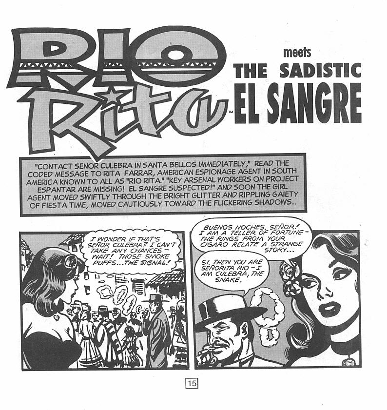 Read online Femforce Femme Fatal: Rio Rita comic -  Issue # Full - 17