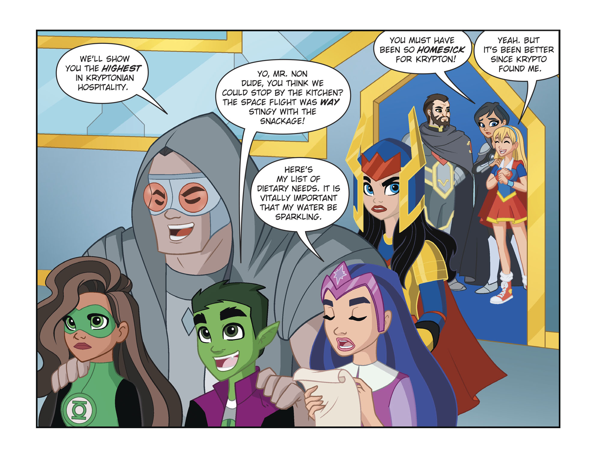 Read online DC Super Hero Girls: Spaced Out comic -  Issue #5 - 17
