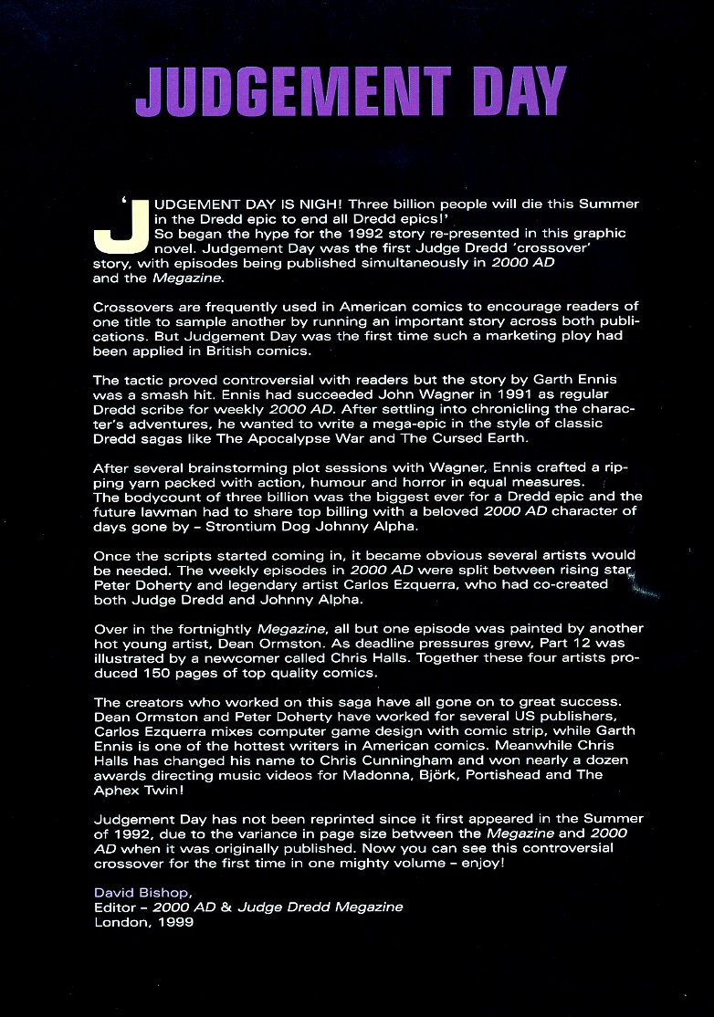 Read online Judge Dredd: Judgement Day comic -  Issue # TPB (Part 1) - 4