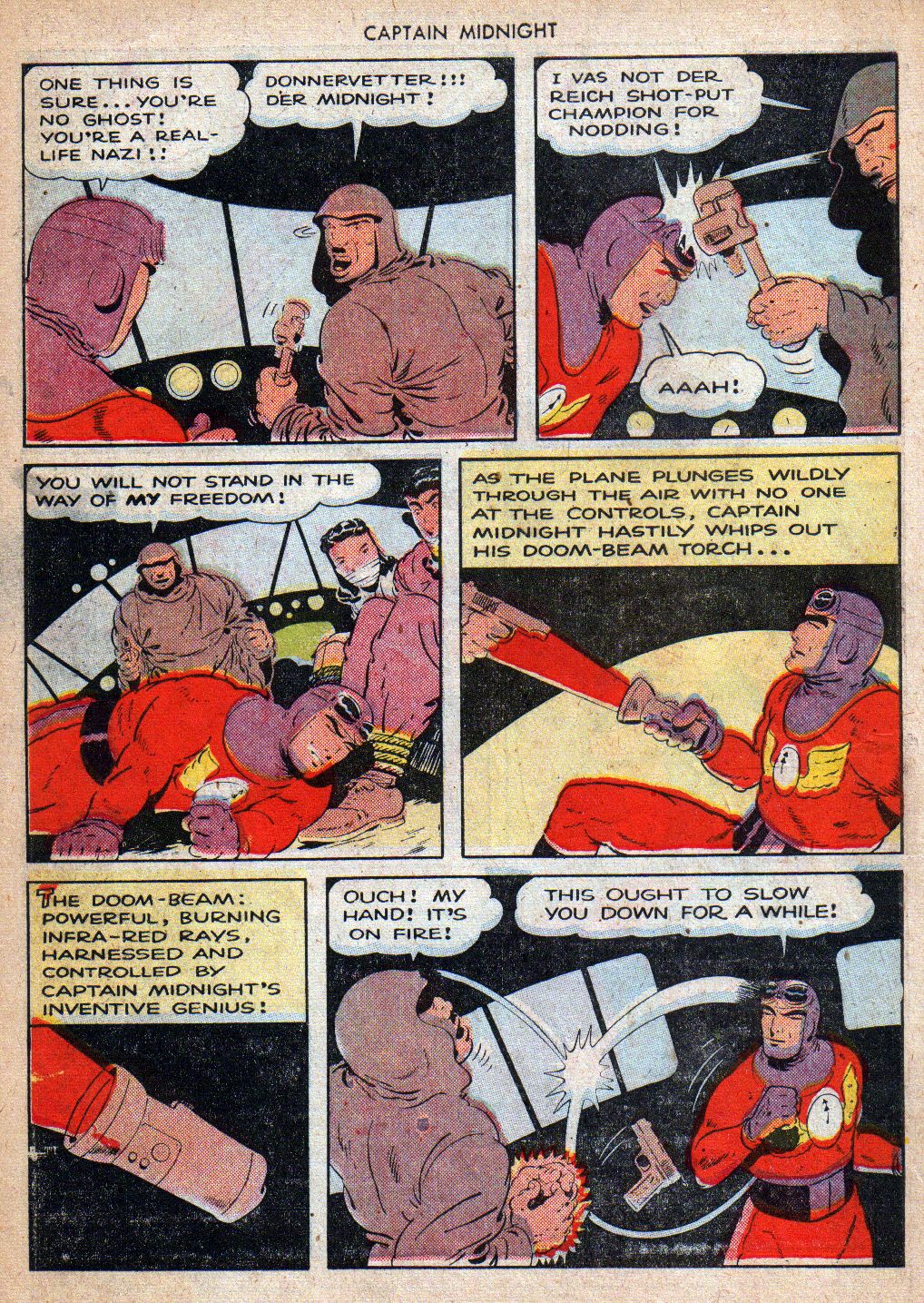 Read online Captain Midnight (1942) comic -  Issue #19 - 22