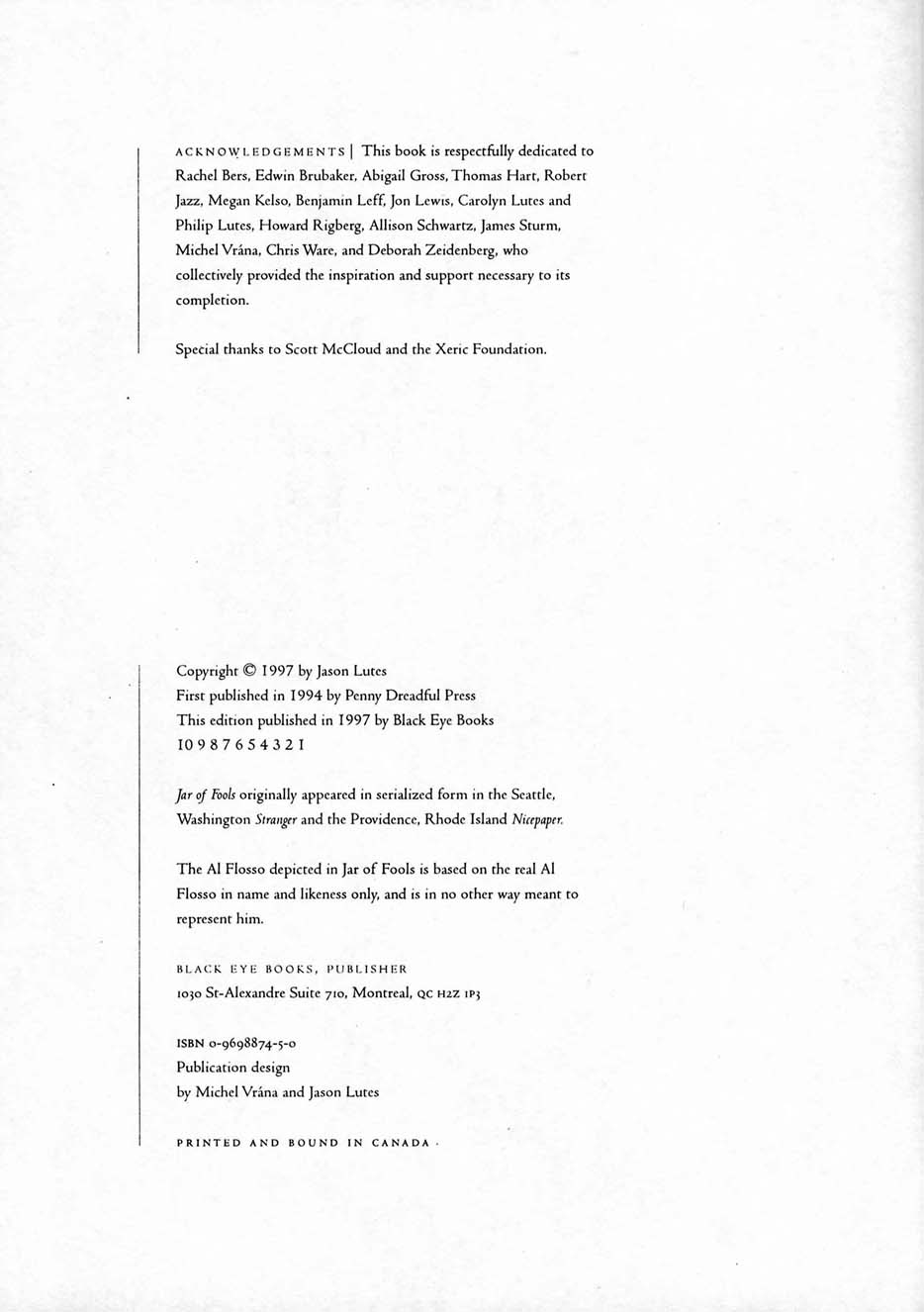 Read online Jar of Fools comic -  Issue # TPB (Part 1) - 7