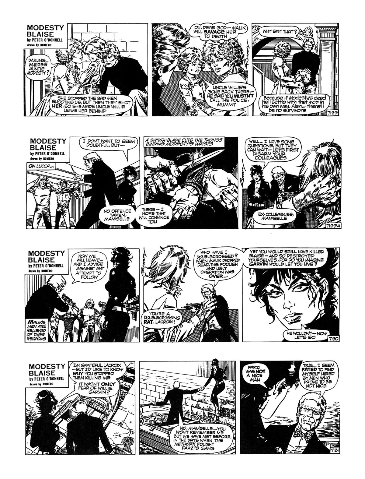 Read online Modesty Blaise Live bait comic -  Issue # TPB - 30