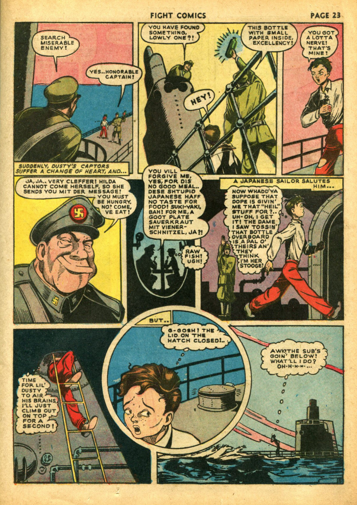 Read online Fight Comics comic -  Issue #22 - 25