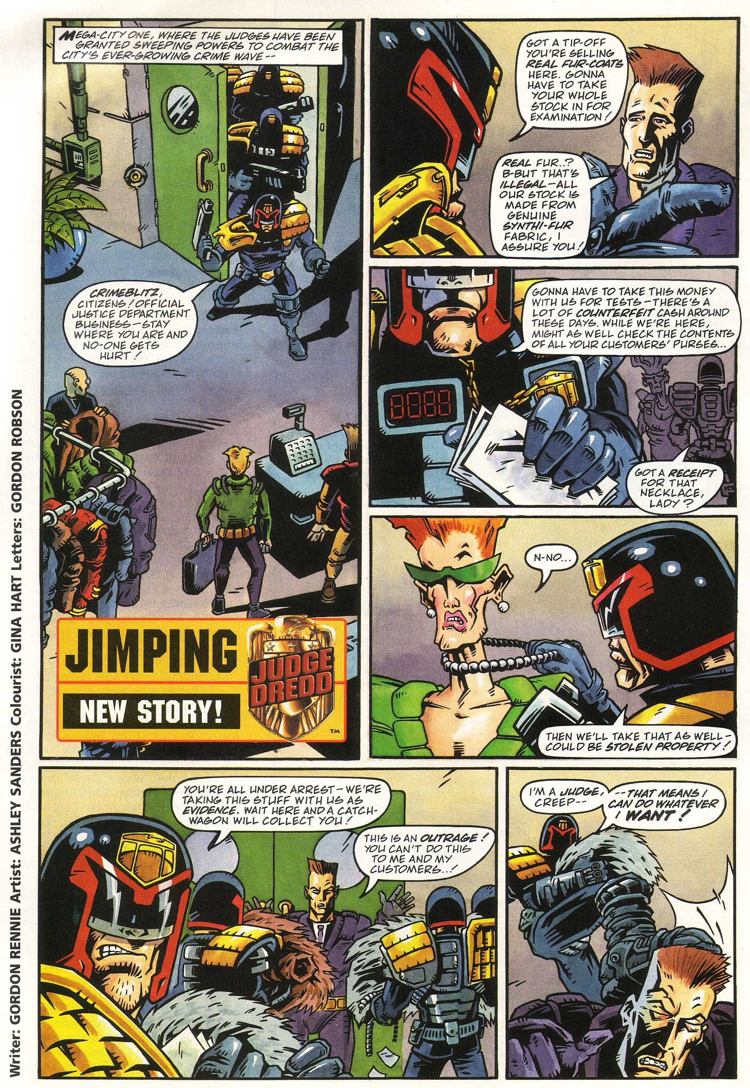 Read online Judge Dredd Lawman of the Future comic -  Issue #12 - 28
