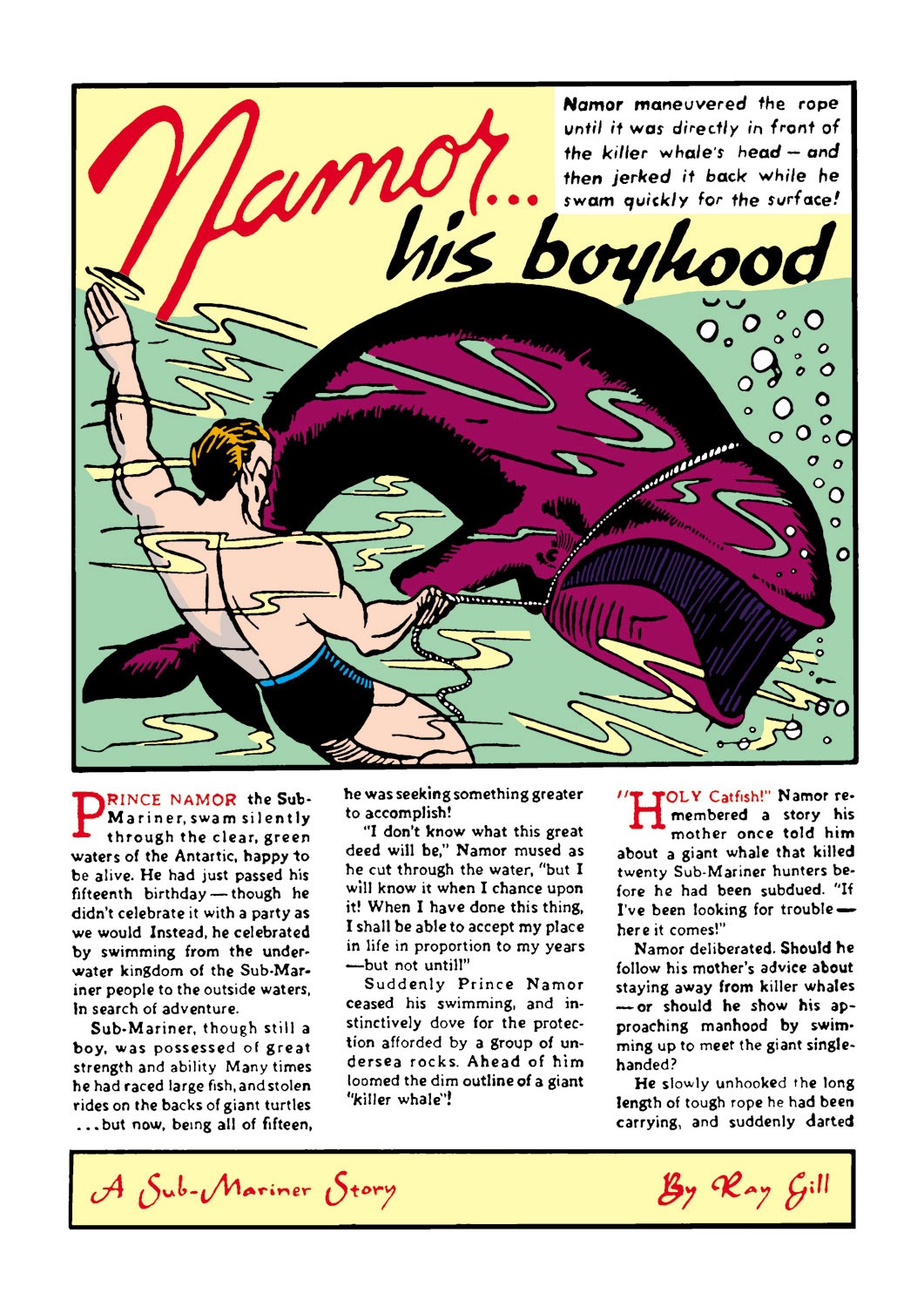 Read online Sub-Mariner Comics comic -  Issue #1 - 44