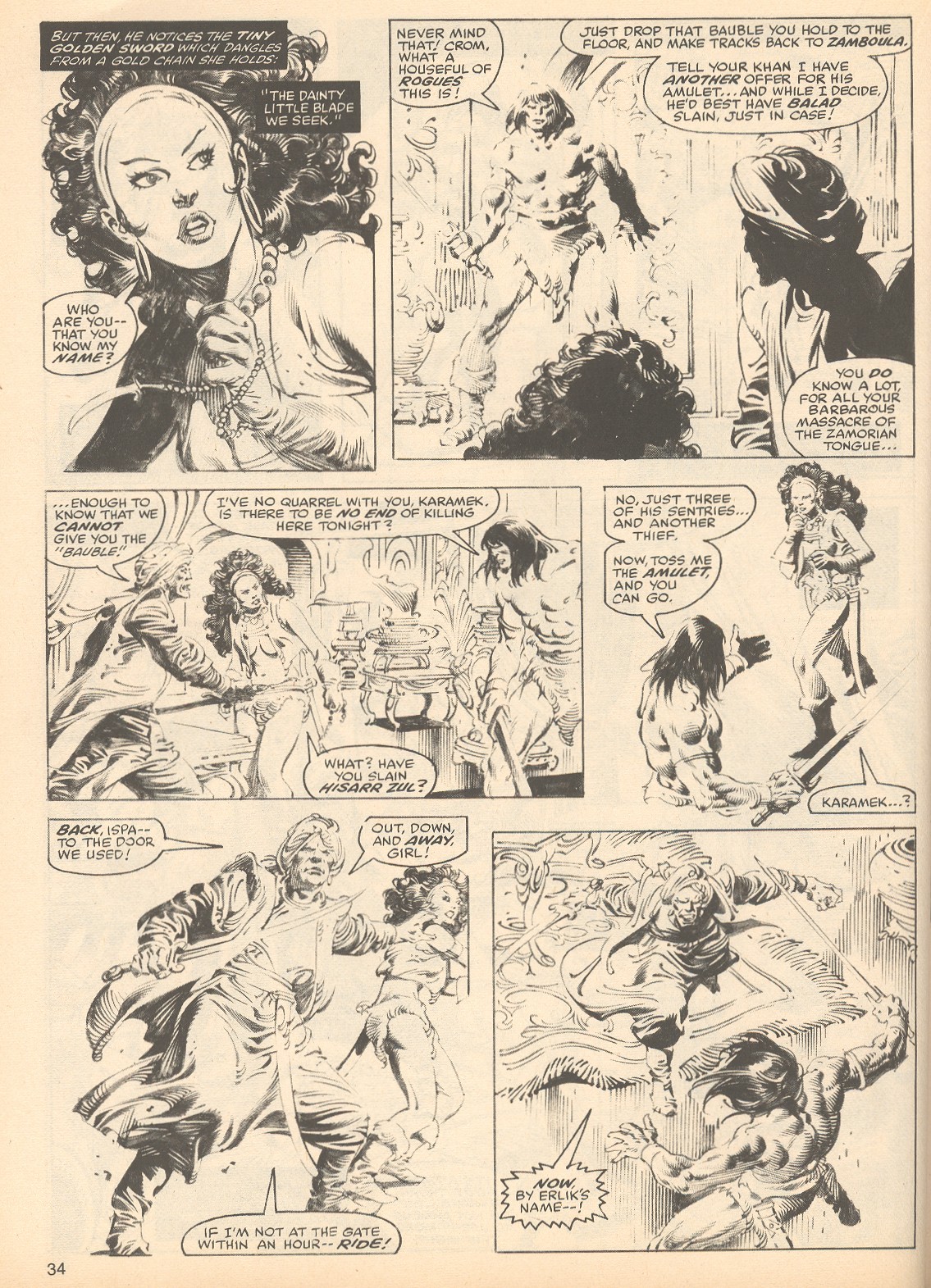 Read online The Savage Sword Of Conan comic -  Issue #53 - 34