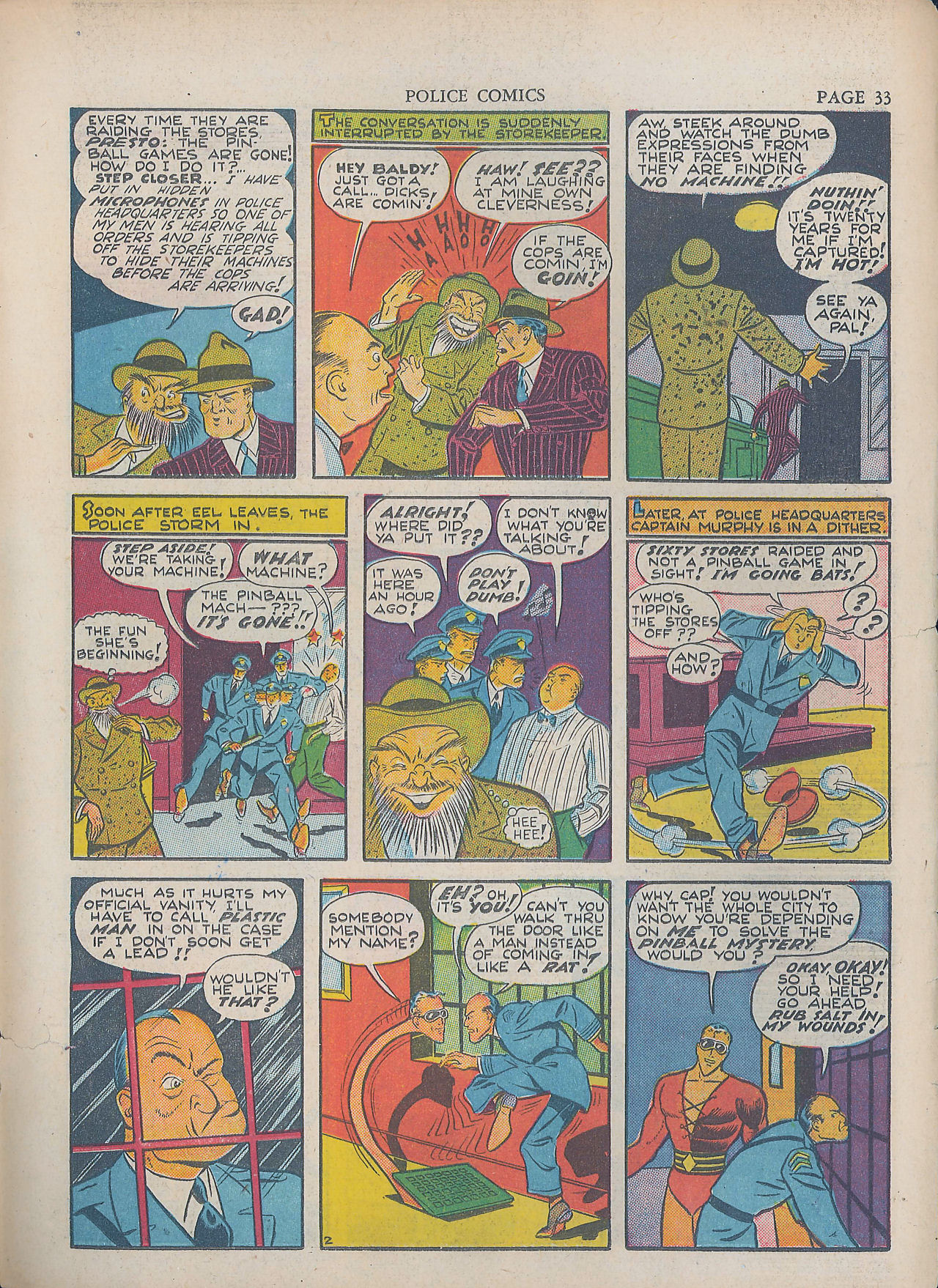 Read online Police Comics comic -  Issue #3 - 36