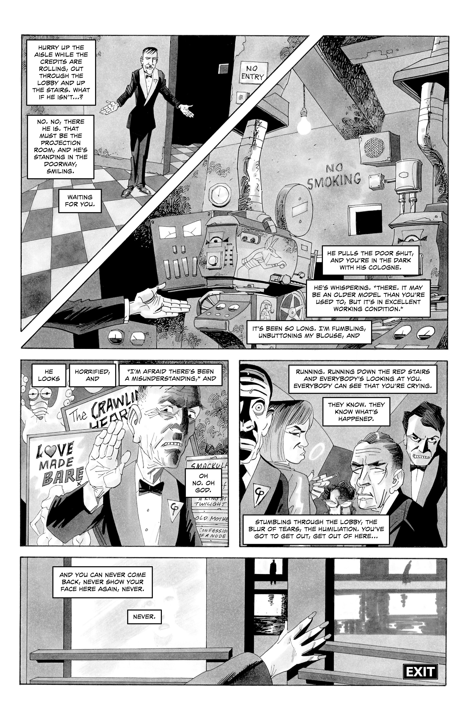 Read online Alan Moore's Cinema Purgatorio comic -  Issue #8 - 12