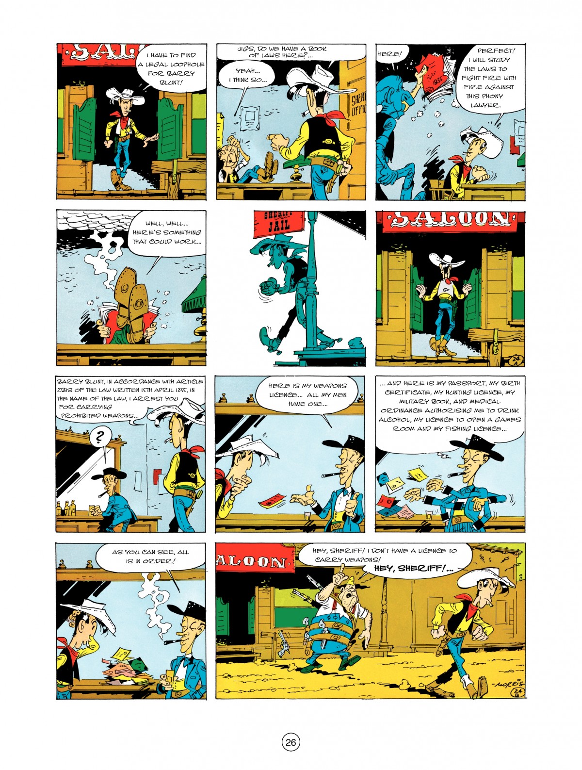 Read online A Lucky Luke Adventure comic -  Issue #5 - 28