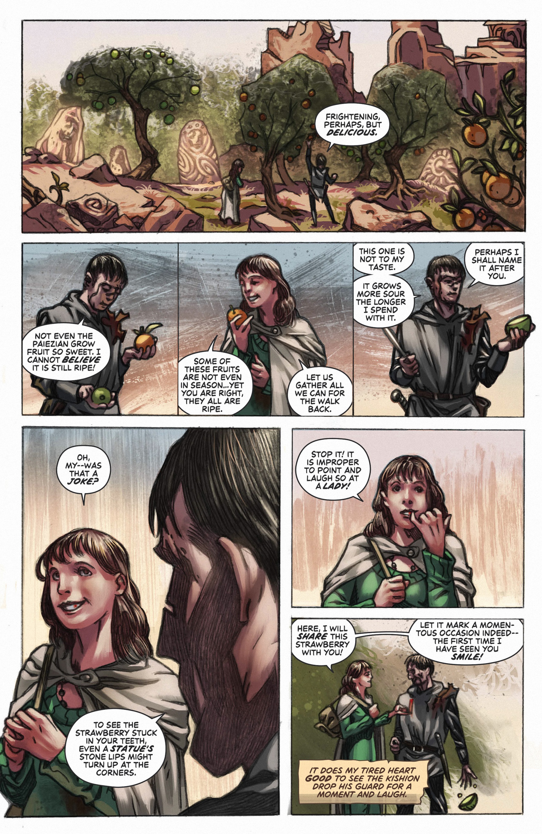 Read online Muirwood: The Lost Abbey comic -  Issue #4 - 8