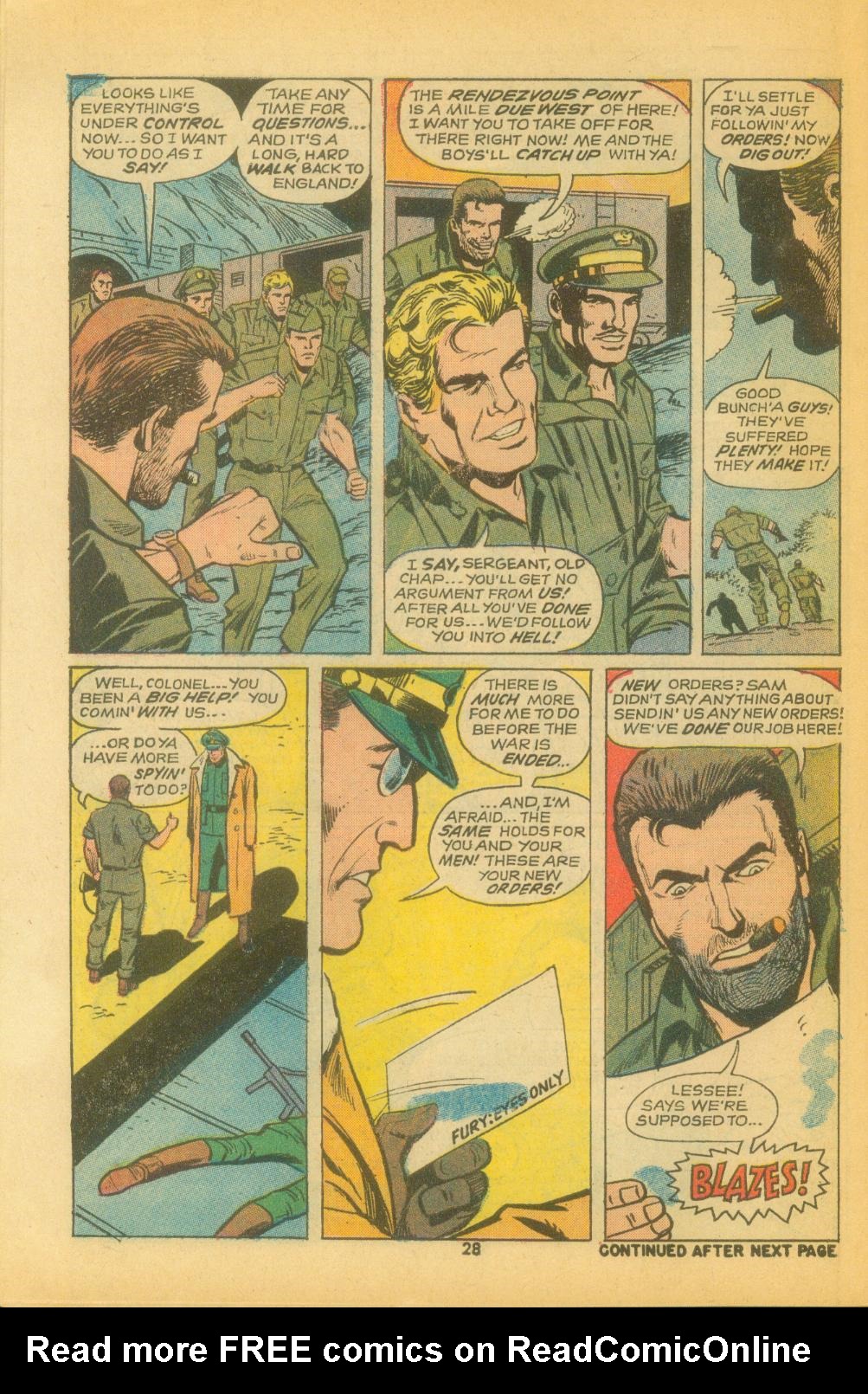 Read online Sgt. Fury comic -  Issue #106 - 30