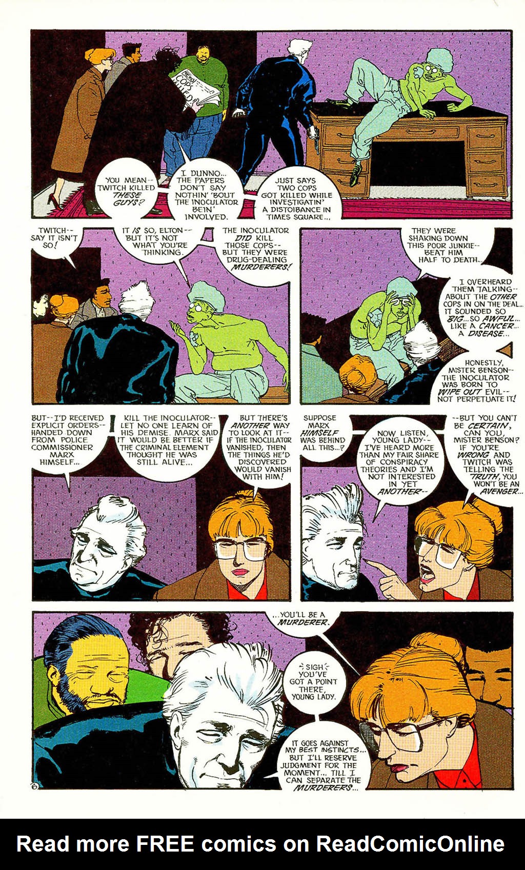 Read online The Shadow (1987) comic -  Issue #18 - 8