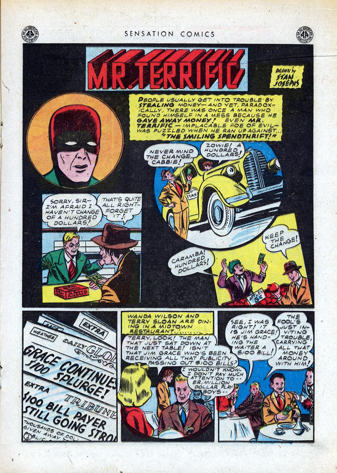 Read online Sensation (Mystery) Comics comic -  Issue #41 - 25
