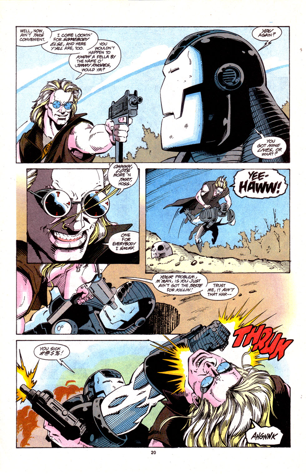 Read online War Machine (1994) comic -  Issue #6 - 17