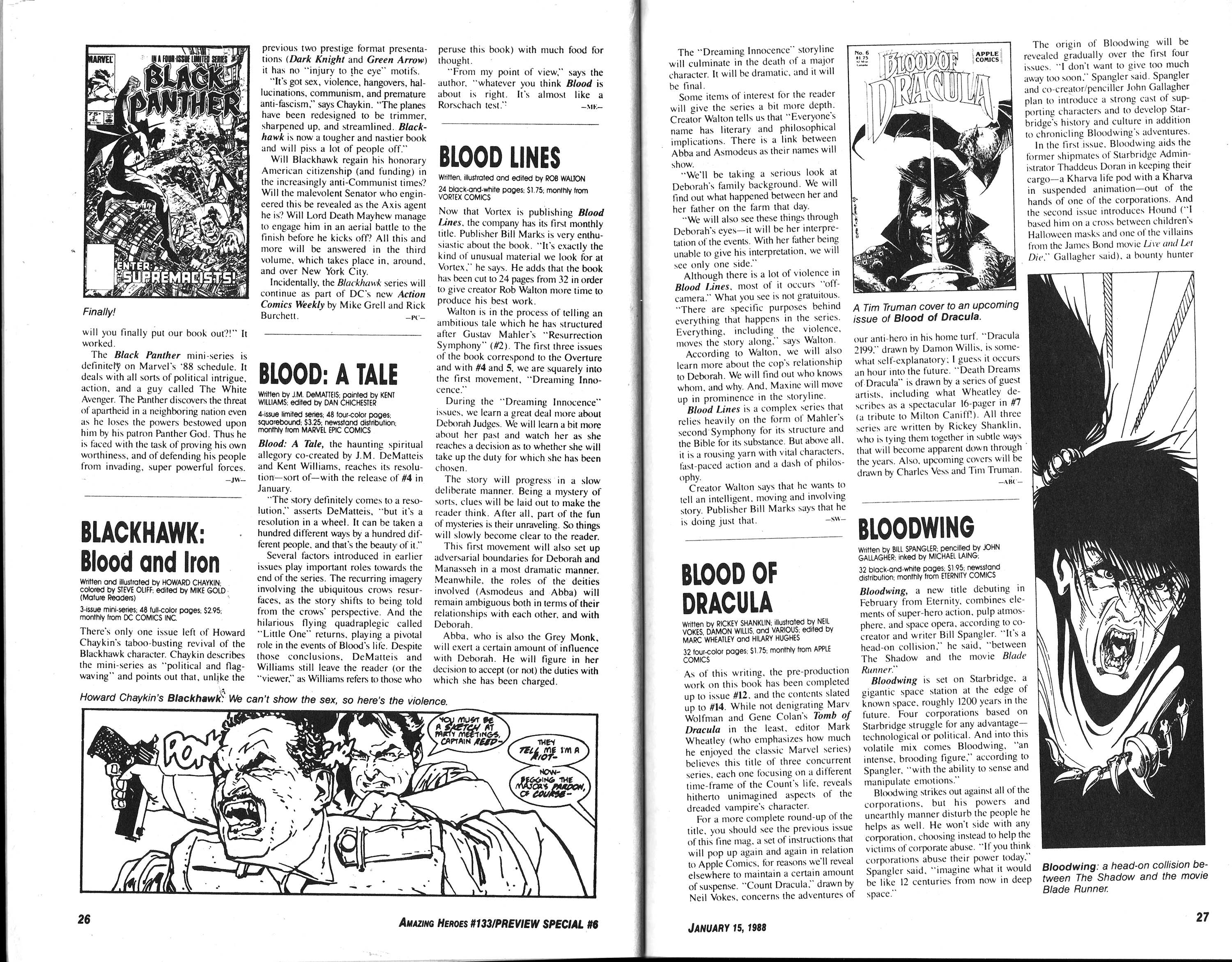 Read online Amazing Heroes comic -  Issue #133 - 15